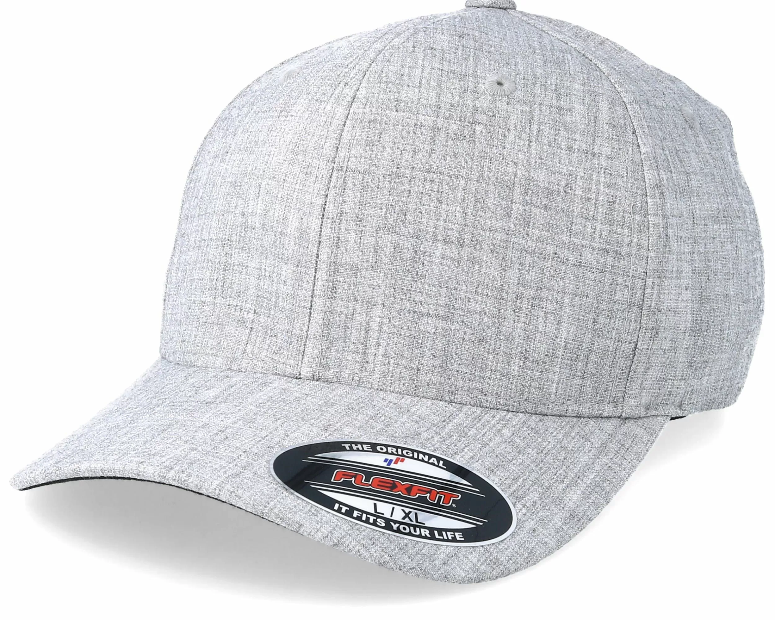 Flexfit Plain Span Heather Grey - -Unisex Flexfit