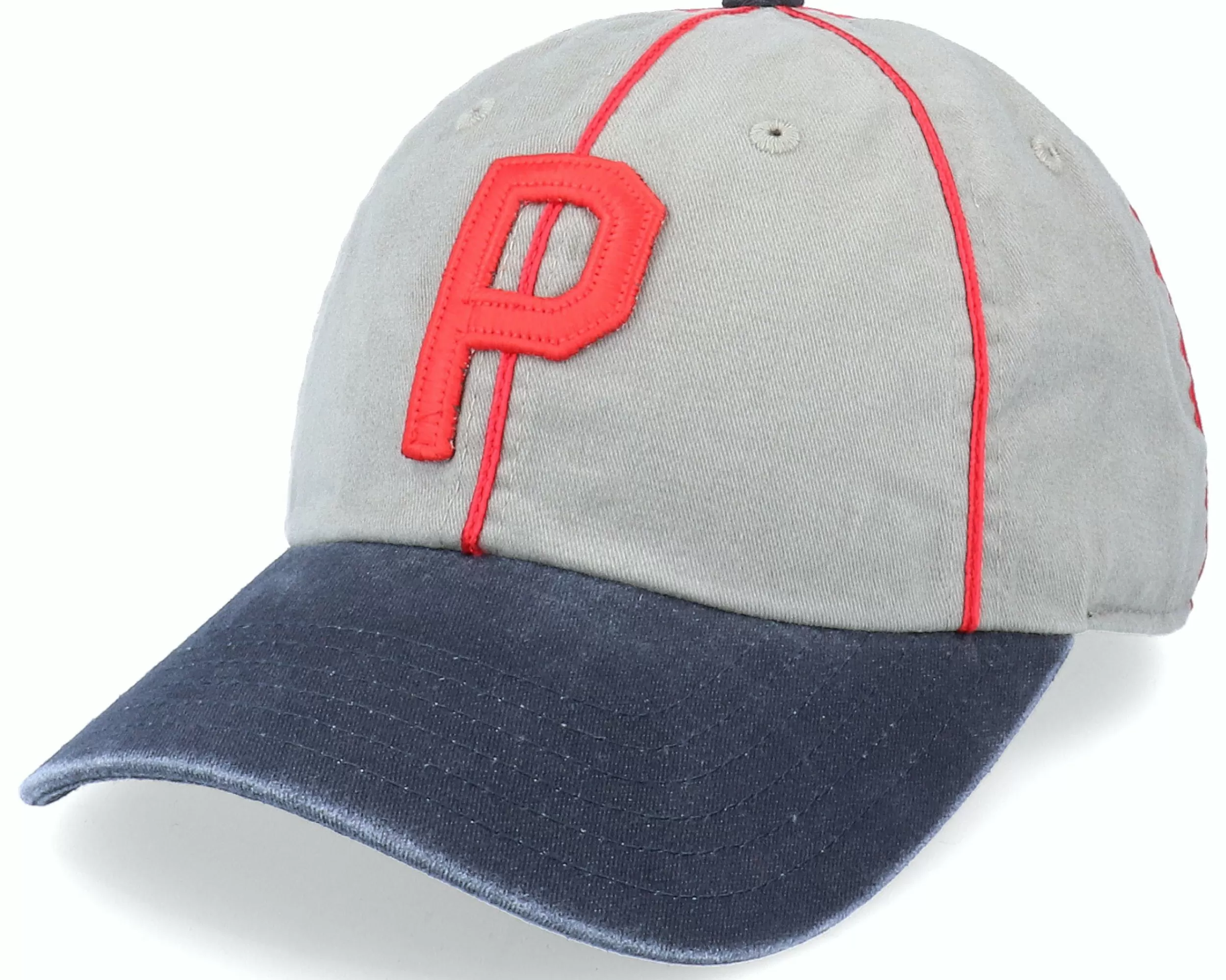 American Needle Portland Beavers Archive Grey/Navy Dad Cap - -Unisex Dad Cap