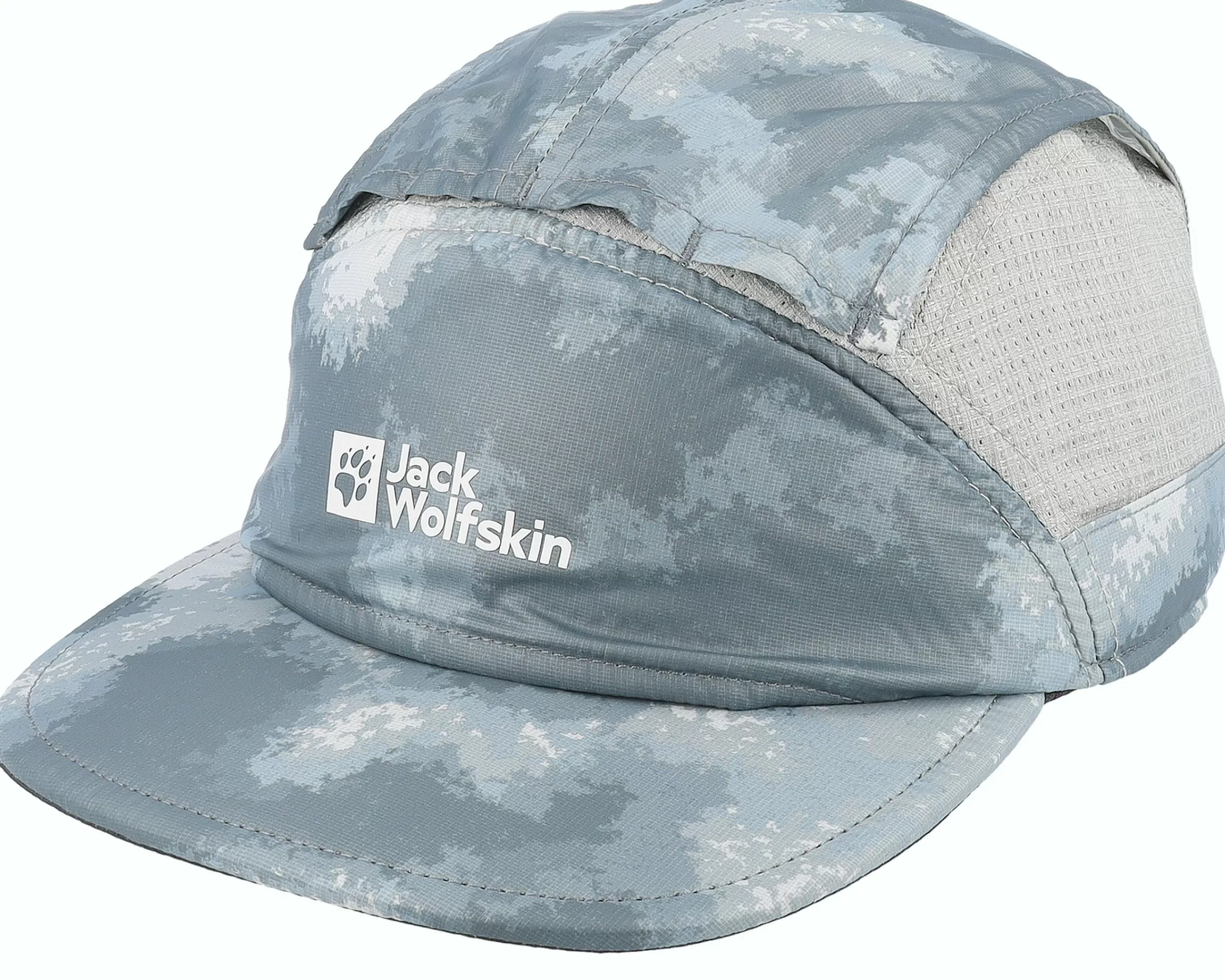 Jack Wolfskin Prelight Vent Cap Silver Grey All Over 5-Panel - -Unisex 5-Panel