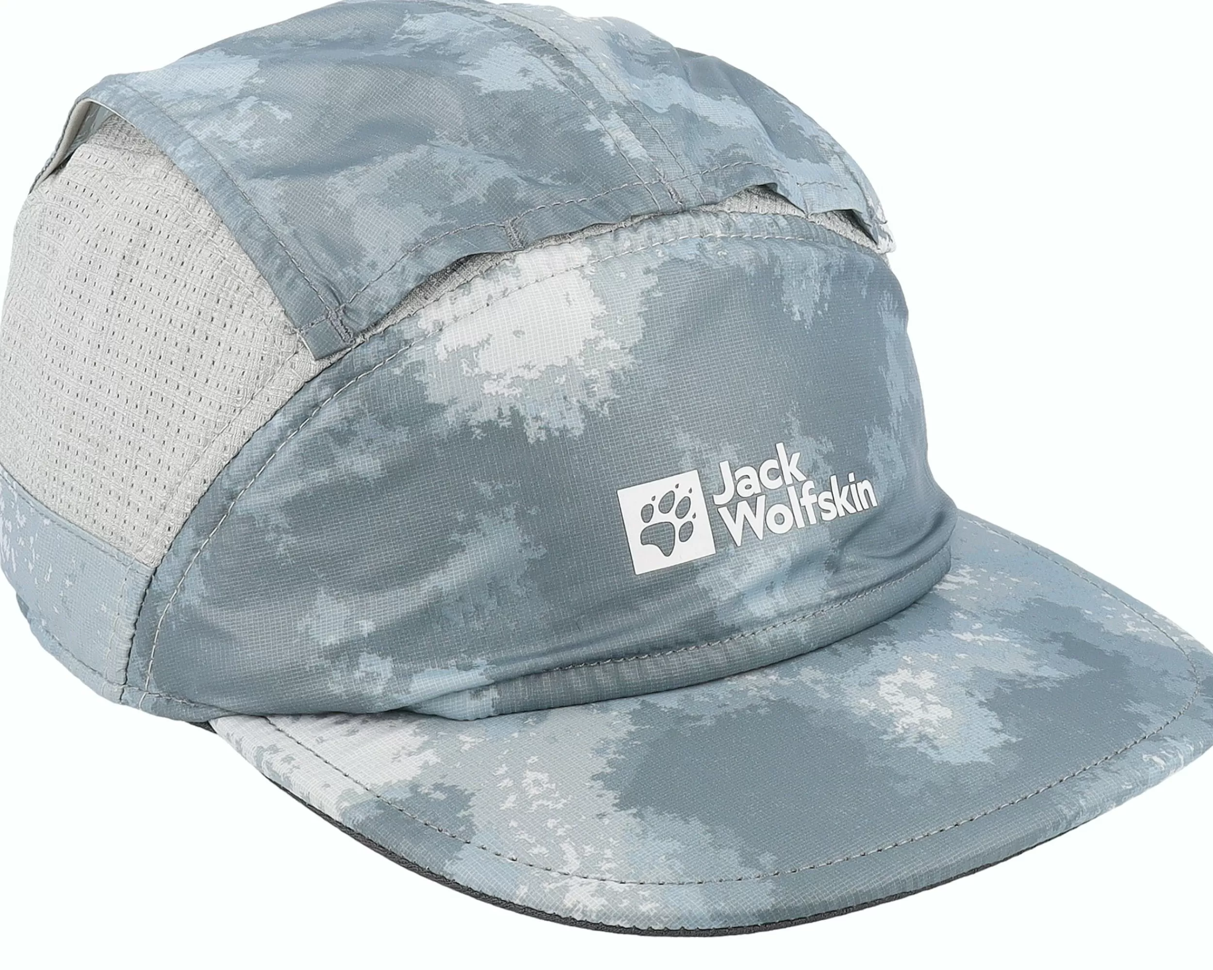 Jack Wolfskin Prelight Vent Cap Silver Grey All Over 5-Panel - -Unisex 5-Panel