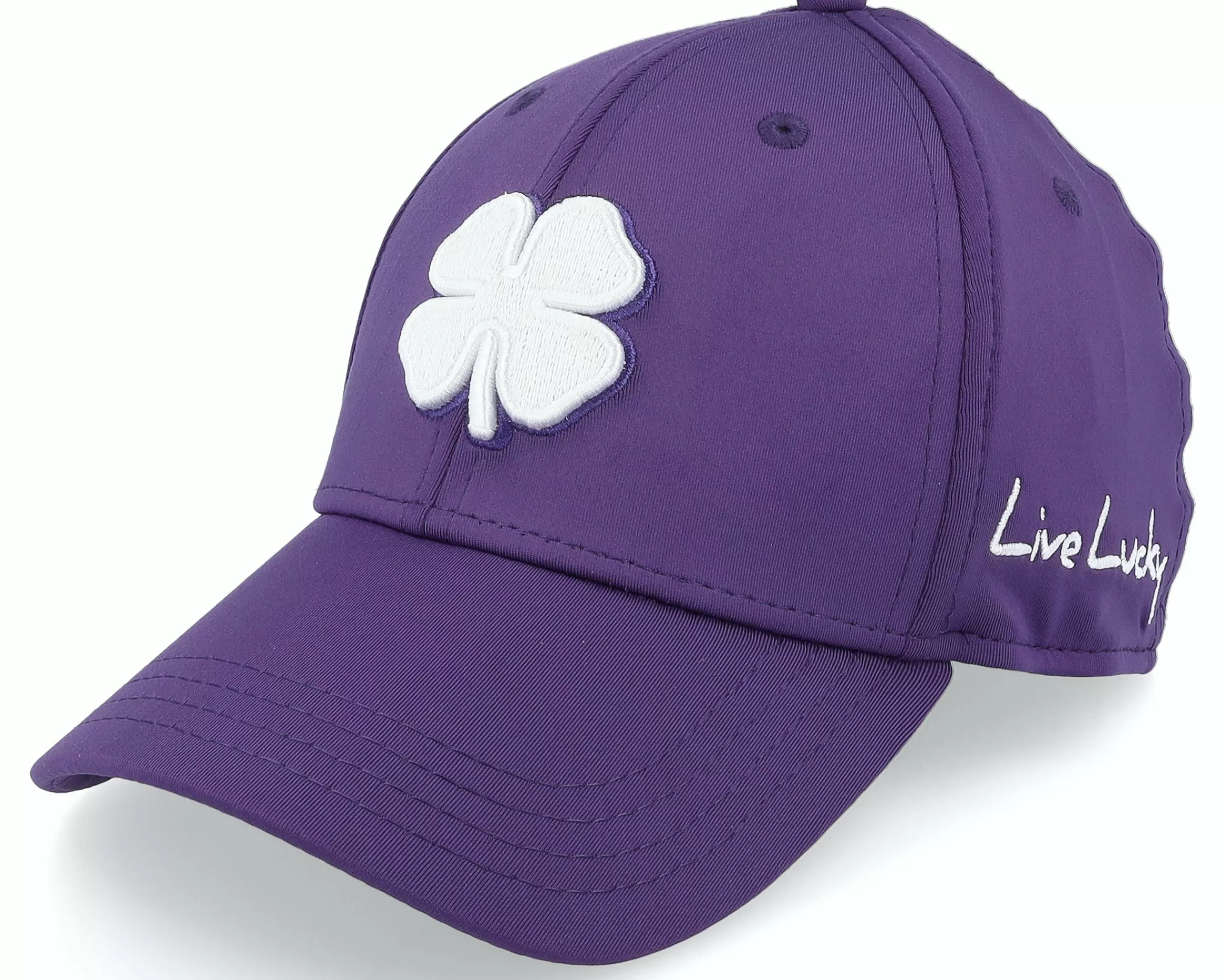 Black Clover Premium Clover 107 Purple/White Clover Flexfit - -Unisex Flexfit