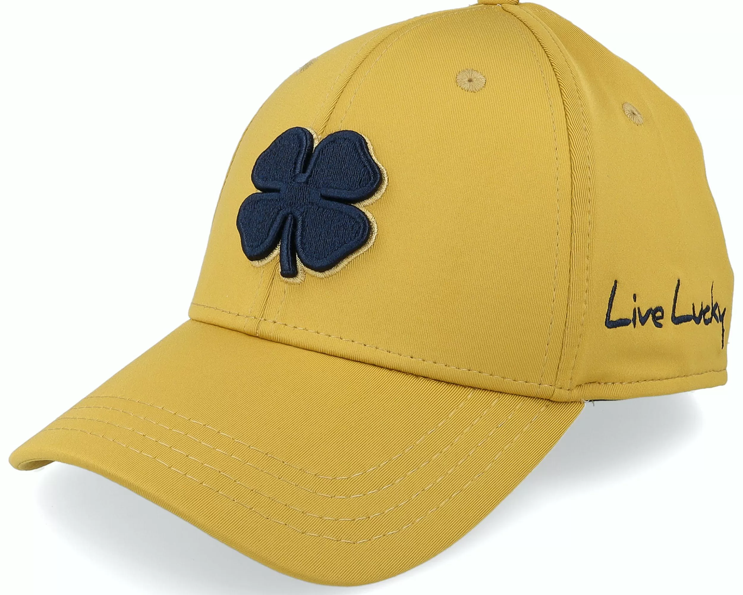 Black Clover Premium Clover 114 Inca Gold/Navy Clover Flexfit - -Unisex Flexfit