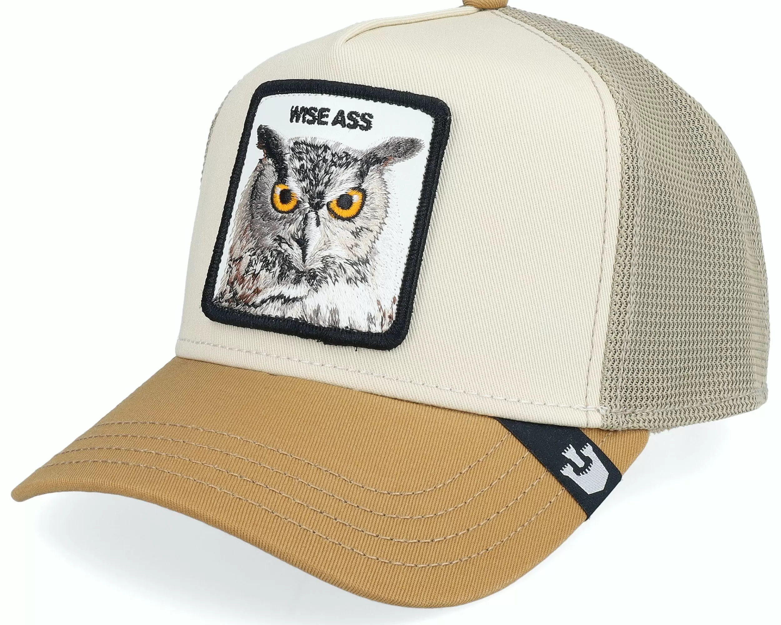 Goorin Bros. Premium Owl Khaki Trucker - -Unisex Trucker