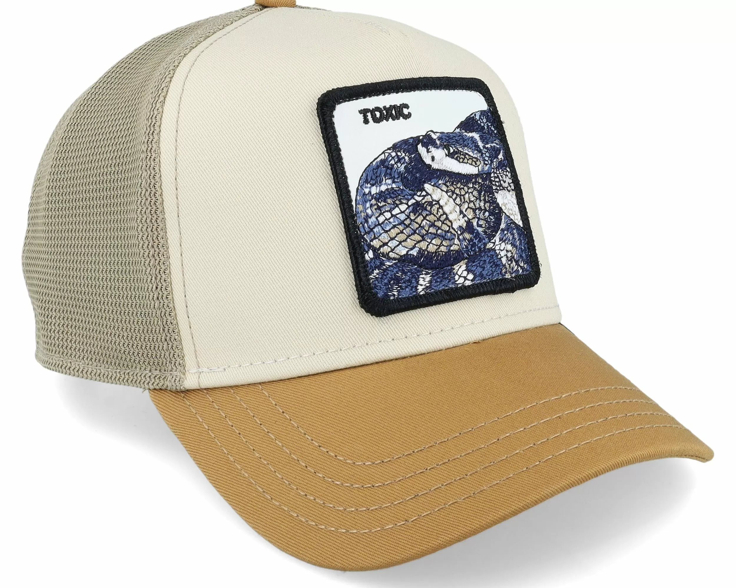 Goorin Bros. Premium Snake Khaki Trucker - -Unisex Trucker