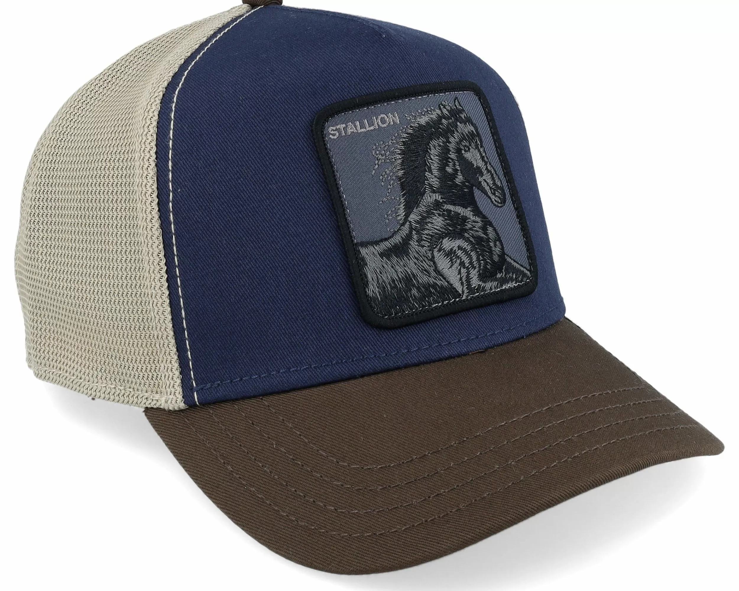 Goorin Bros. Premium Stallion Navy Trucker - -Unisex Trucker