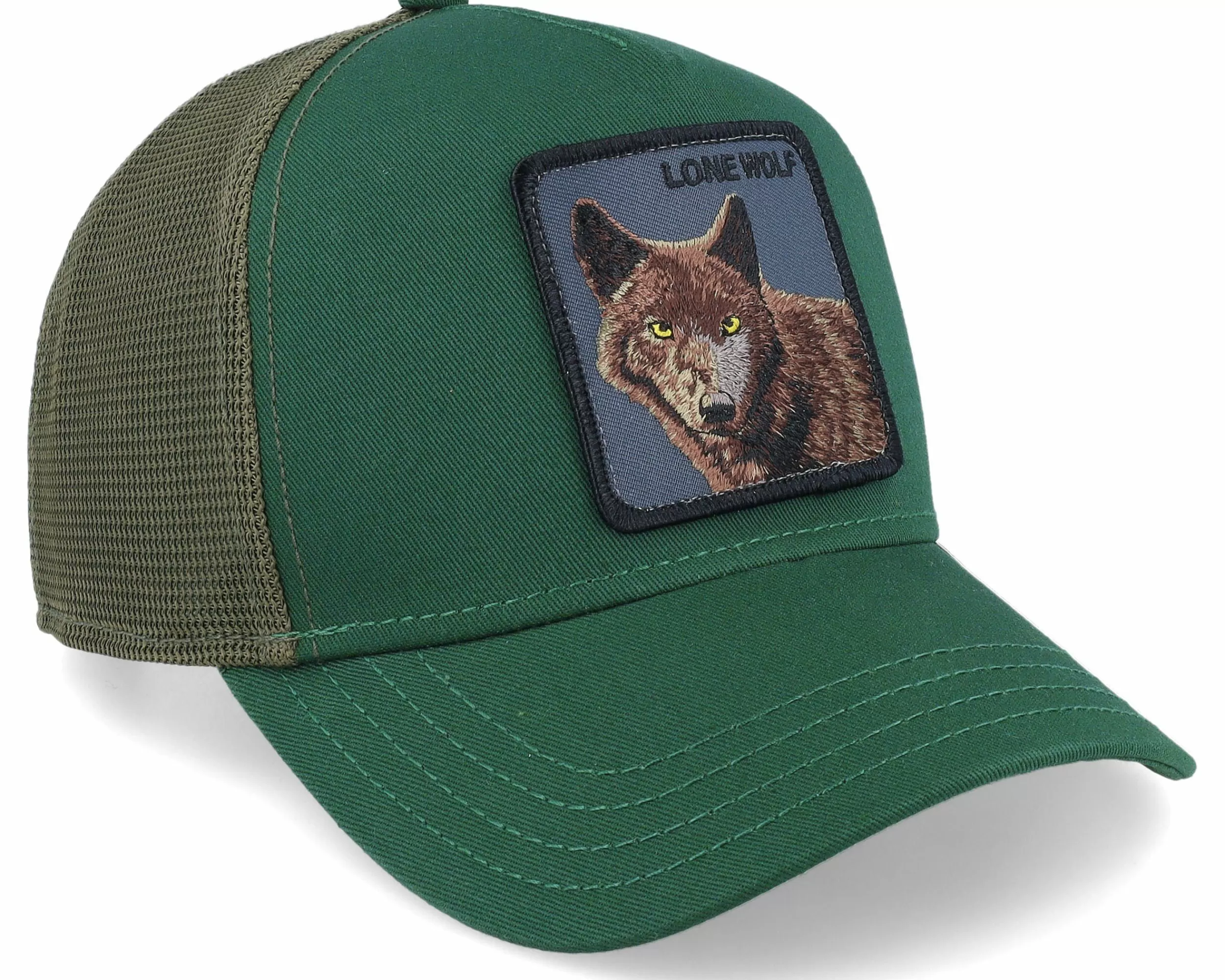 Goorin Bros. Premium Wolf Green Trucker - -Unisex Trucker