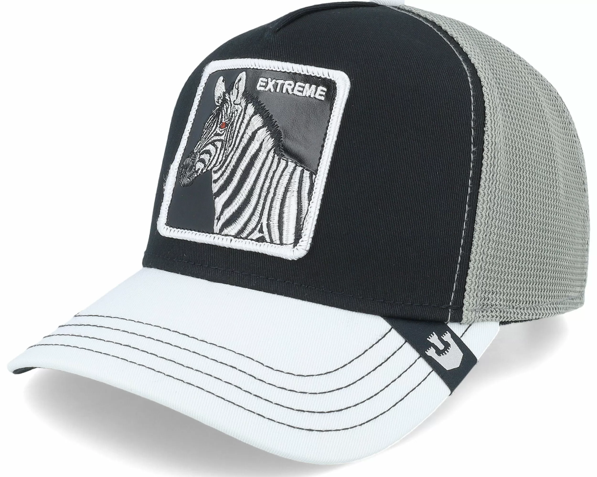 Goorin Bros. Premium Zebra Black Trucker - -Unisex Trucker