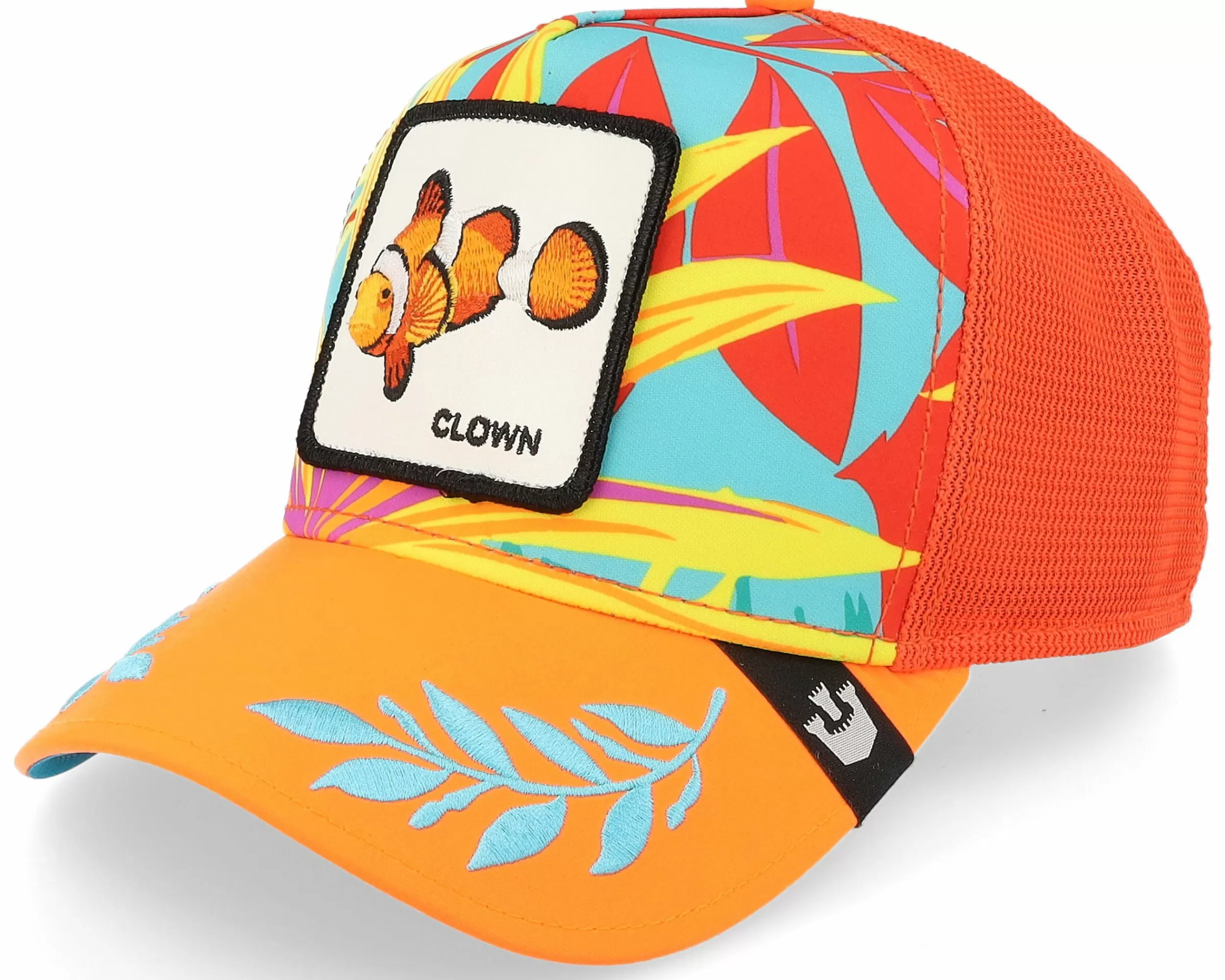 Goorin Bros. Public Anemone Skinny Dip 2.0 Multi/Orange Trucker - -Unisex Trucker