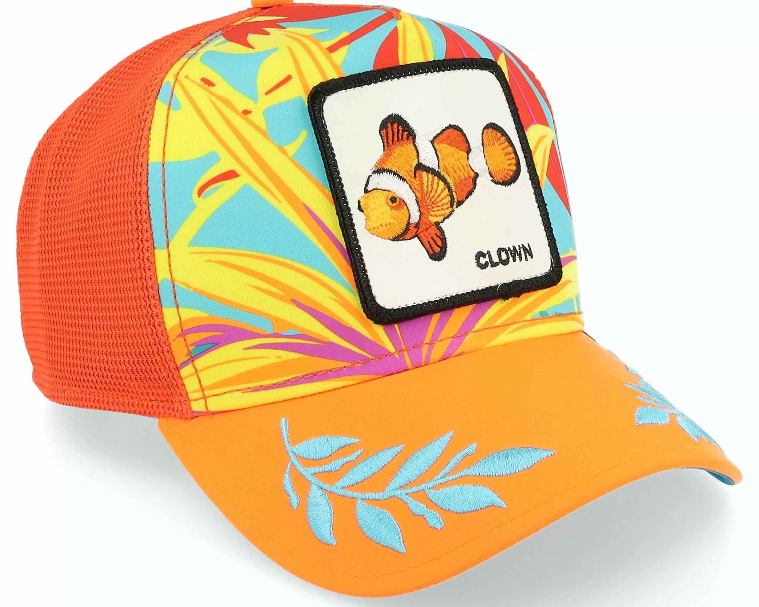 Goorin Bros. Public Anemone Skinny Dip 2.0 Multi/Orange Trucker - -Unisex Trucker