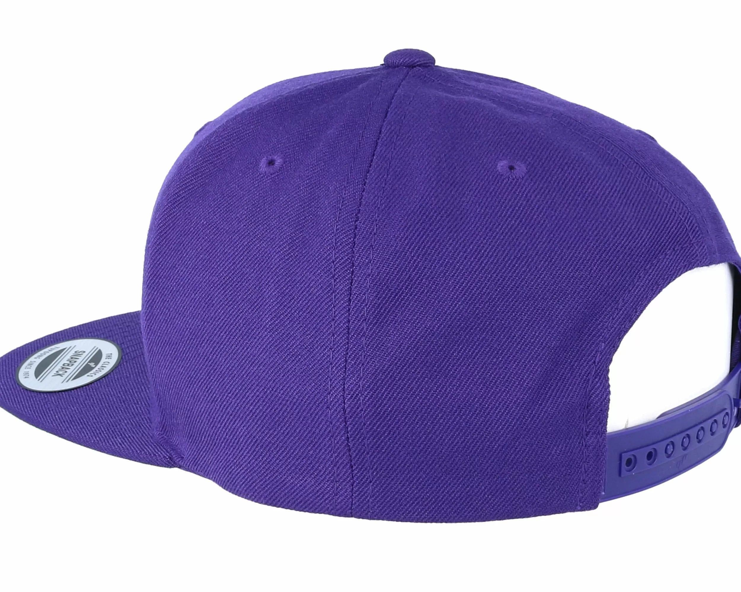 Yupoong Purple Snapback - -Unisex Snapback