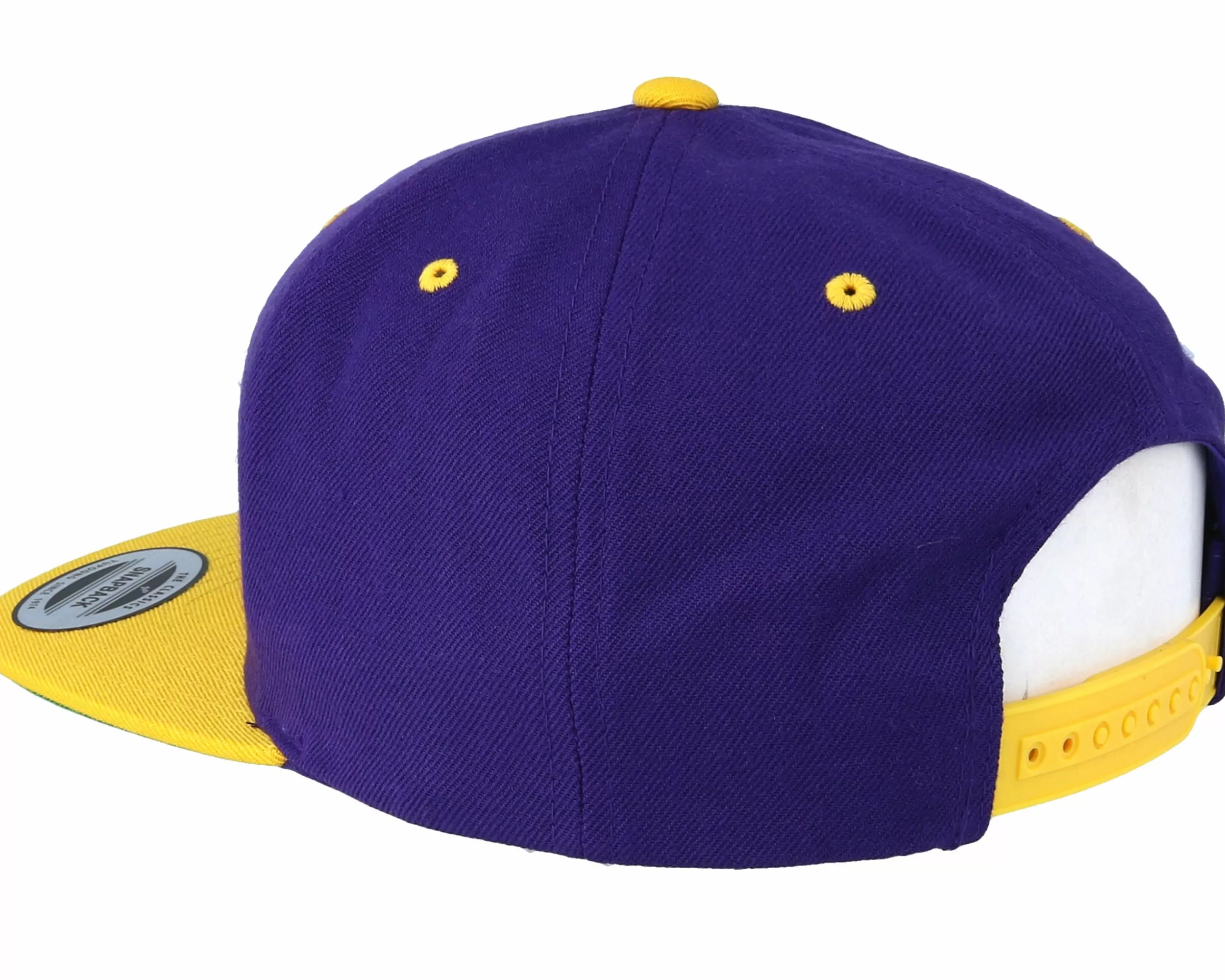 Yupoong Purple/Gold Snapback - -Unisex Snapback