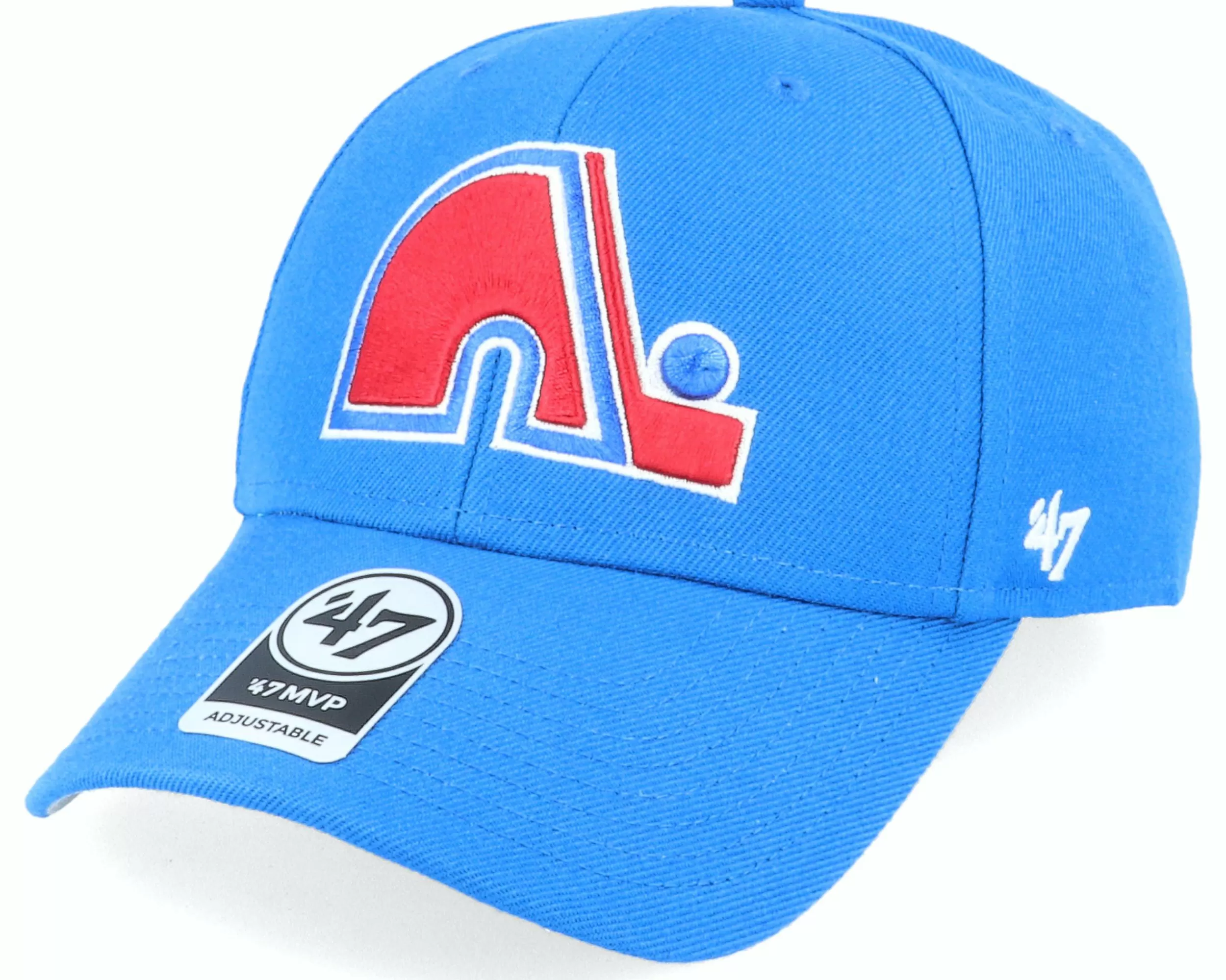 47 Brand Quebec Nordiques Mvp Blue Raz/Red Adjustable - -Unisex Adjustable