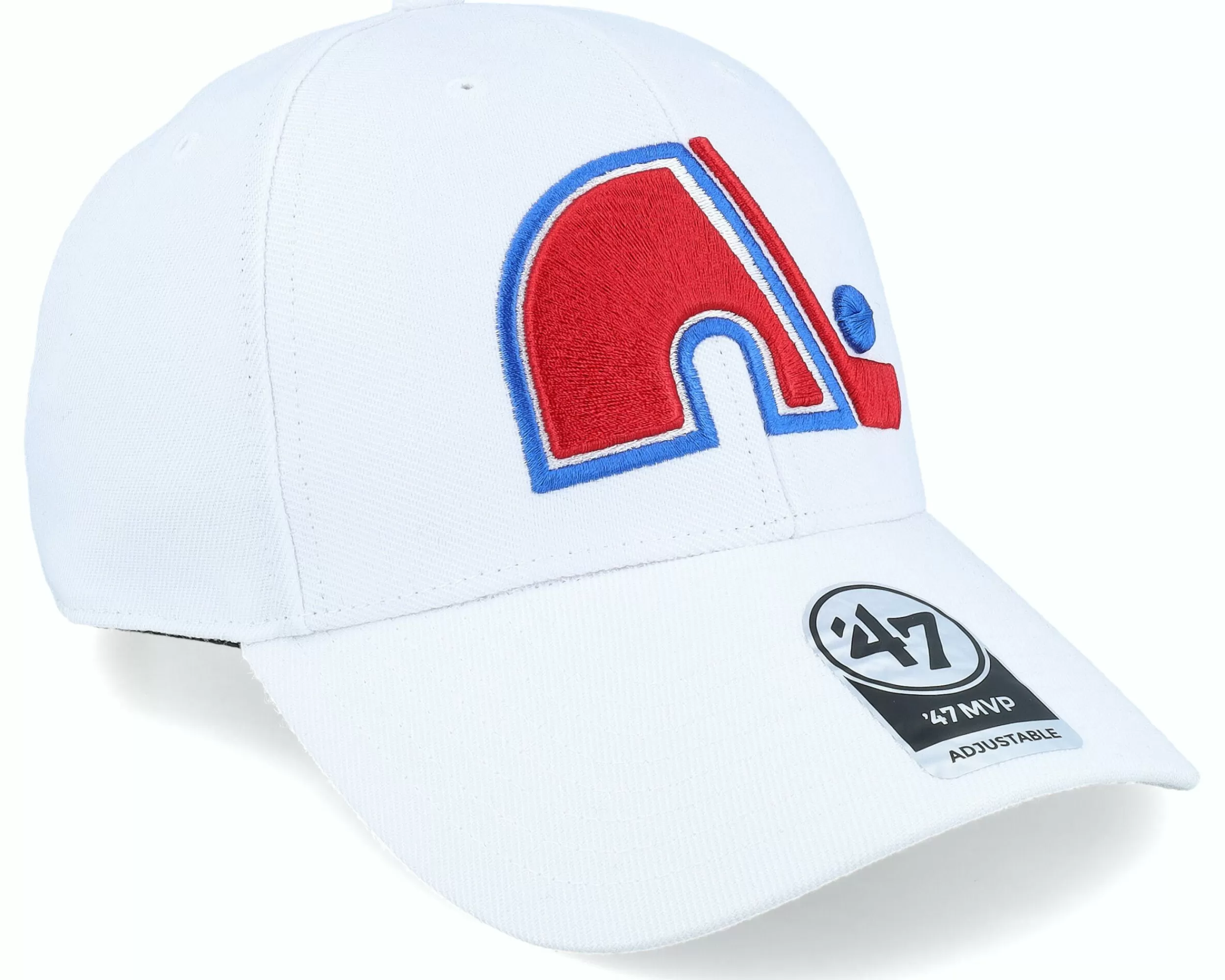 47 Brand Quebec Nordiques Nhl Mvp White Adjustable - -Unisex Adjustable