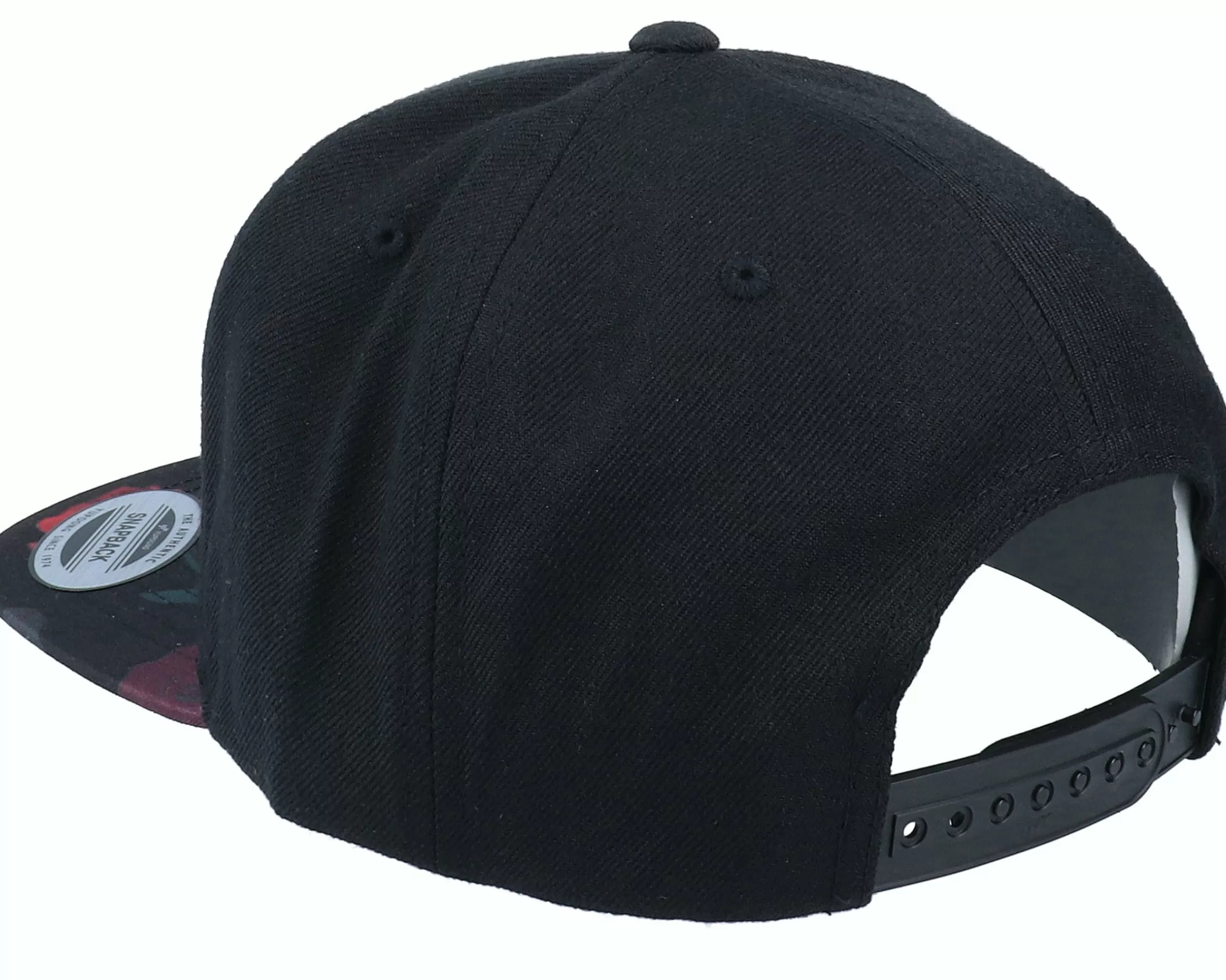 Iconic Red Octopus Silhouette Black/Rose Snapback - -Unisex Snapback