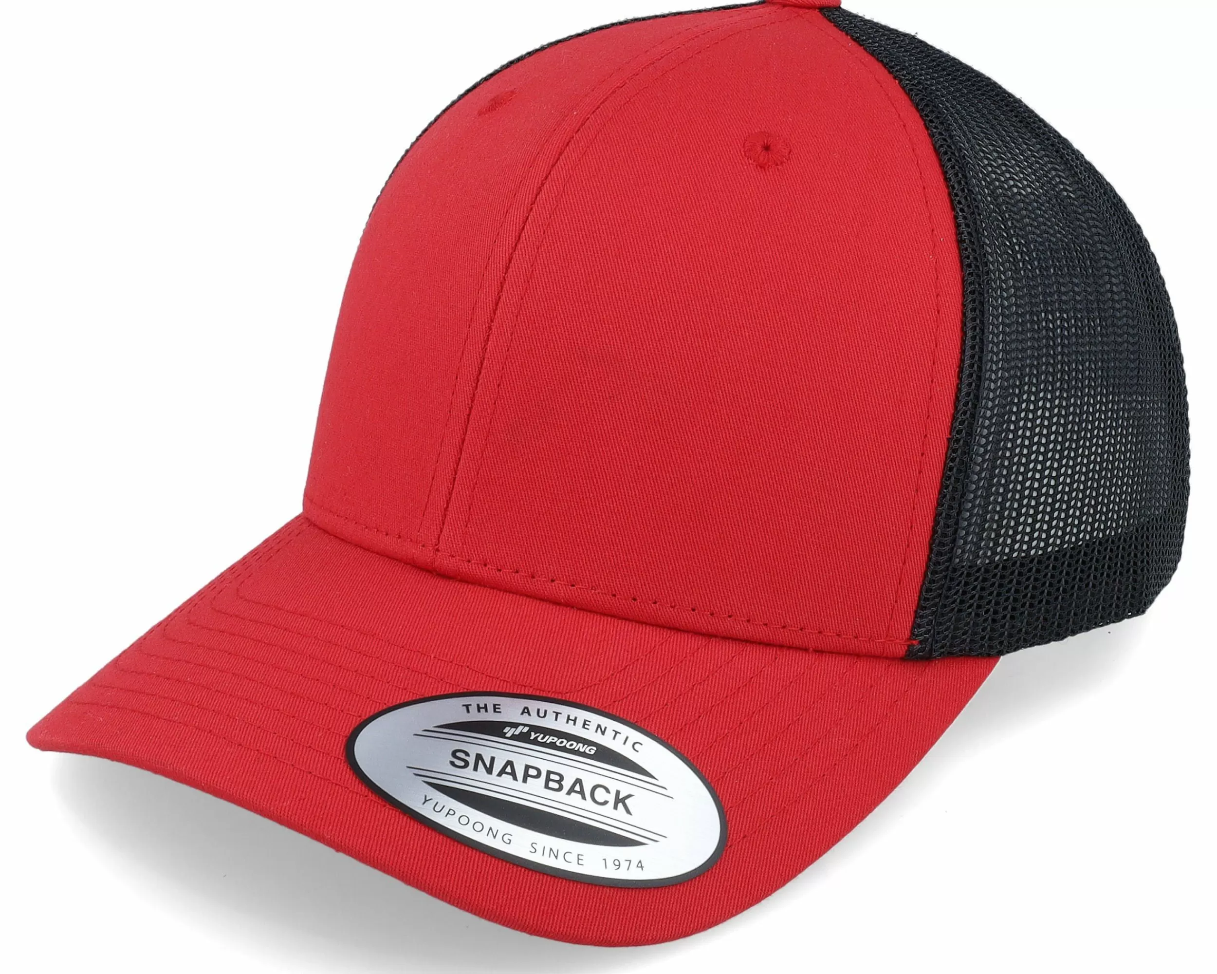 Yupoong Red/Black Trucker - -Unisex Trucker