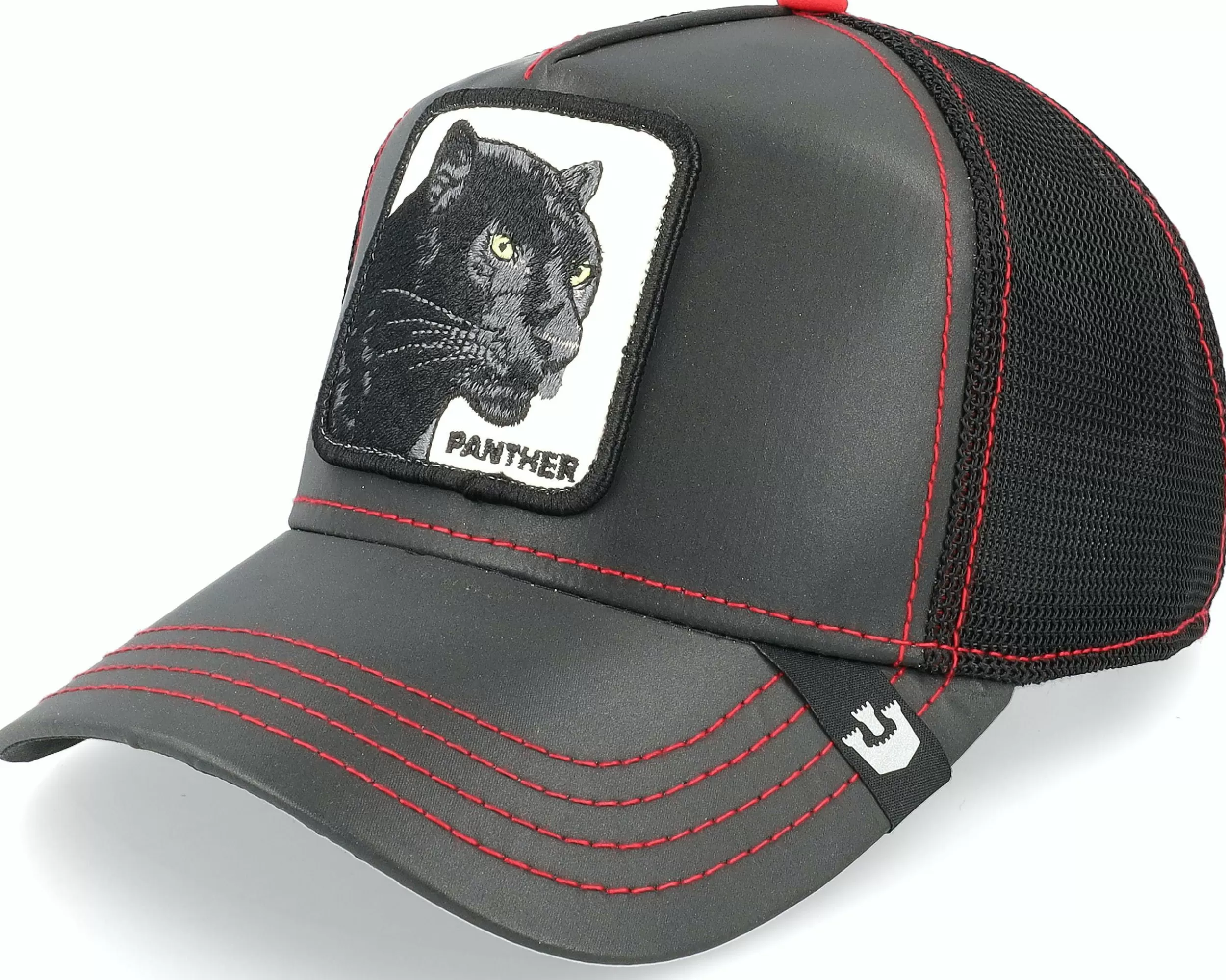 Goorin Bros. Reflective Panther Nights Black Trucker - -Unisex Trucker