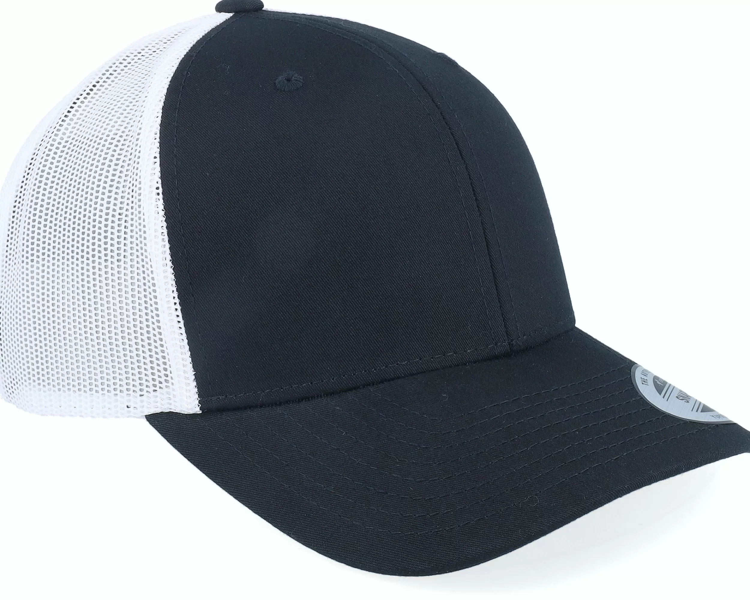 Yupoong Retro 2 Tone Black/White Trucker - -Unisex Trucker