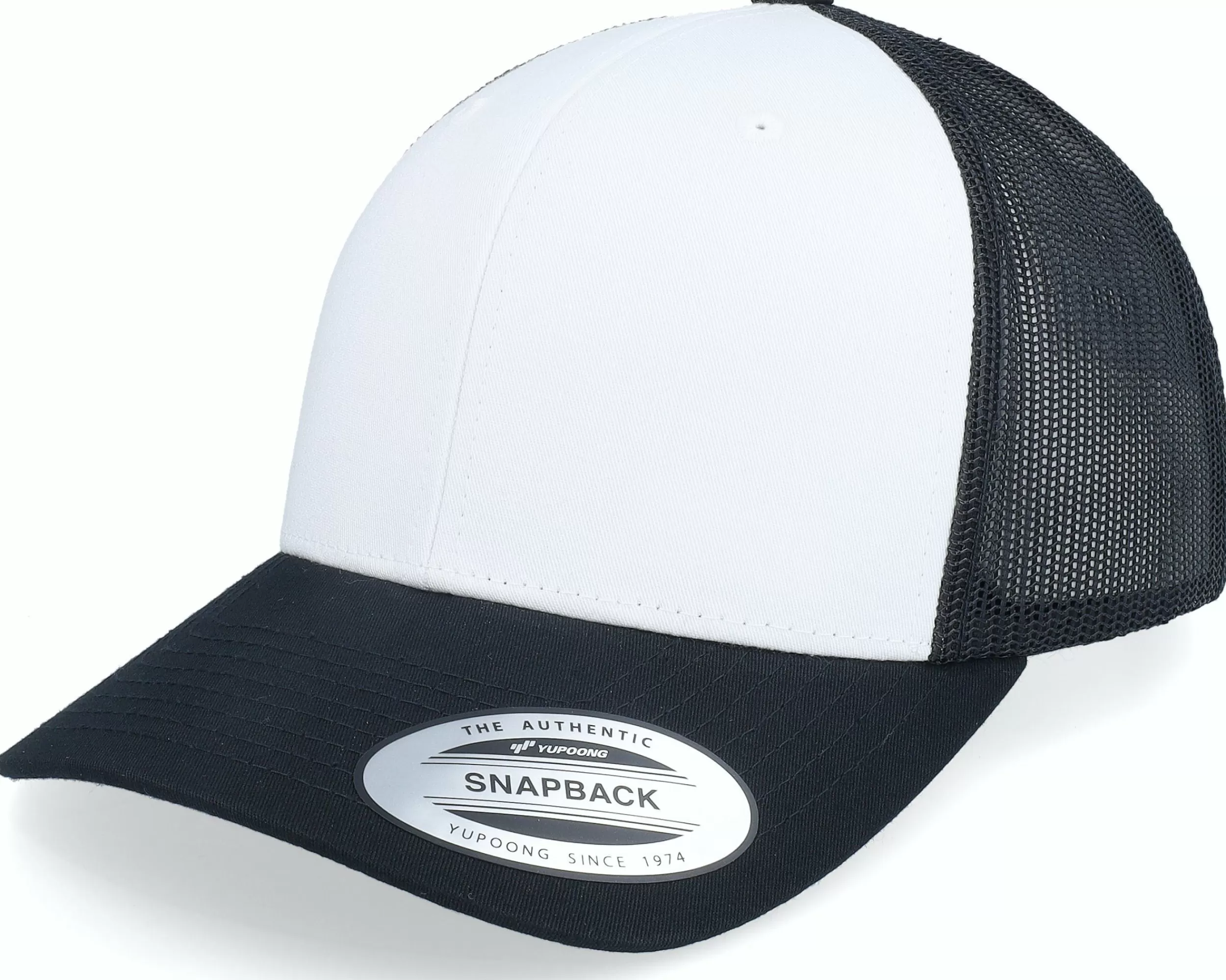 Yupoong Retro Black/White/Black Trucker - -Unisex Trucker