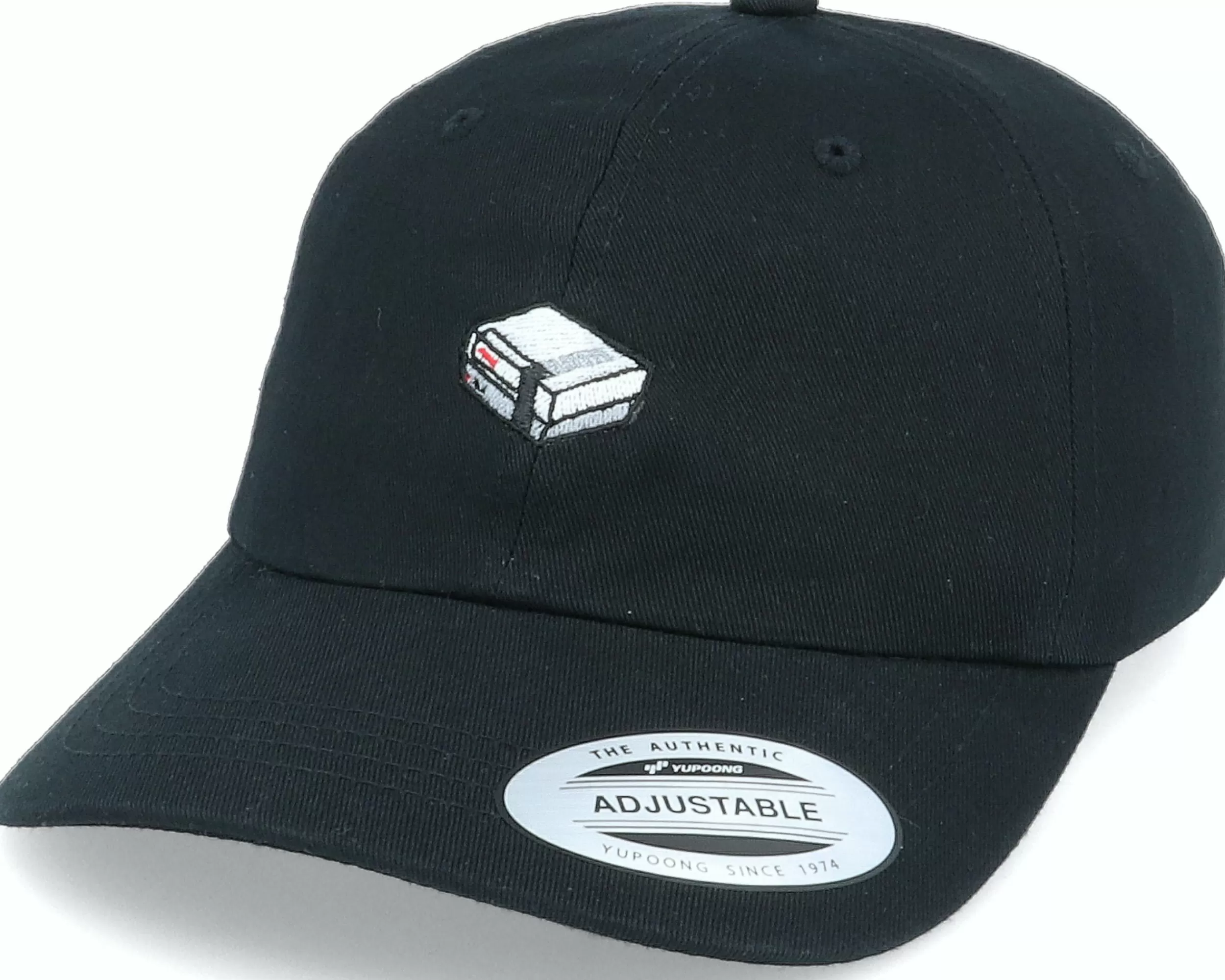 Iconic Retro Nes Console Black Dad Cap - -Unisex Dad Cap