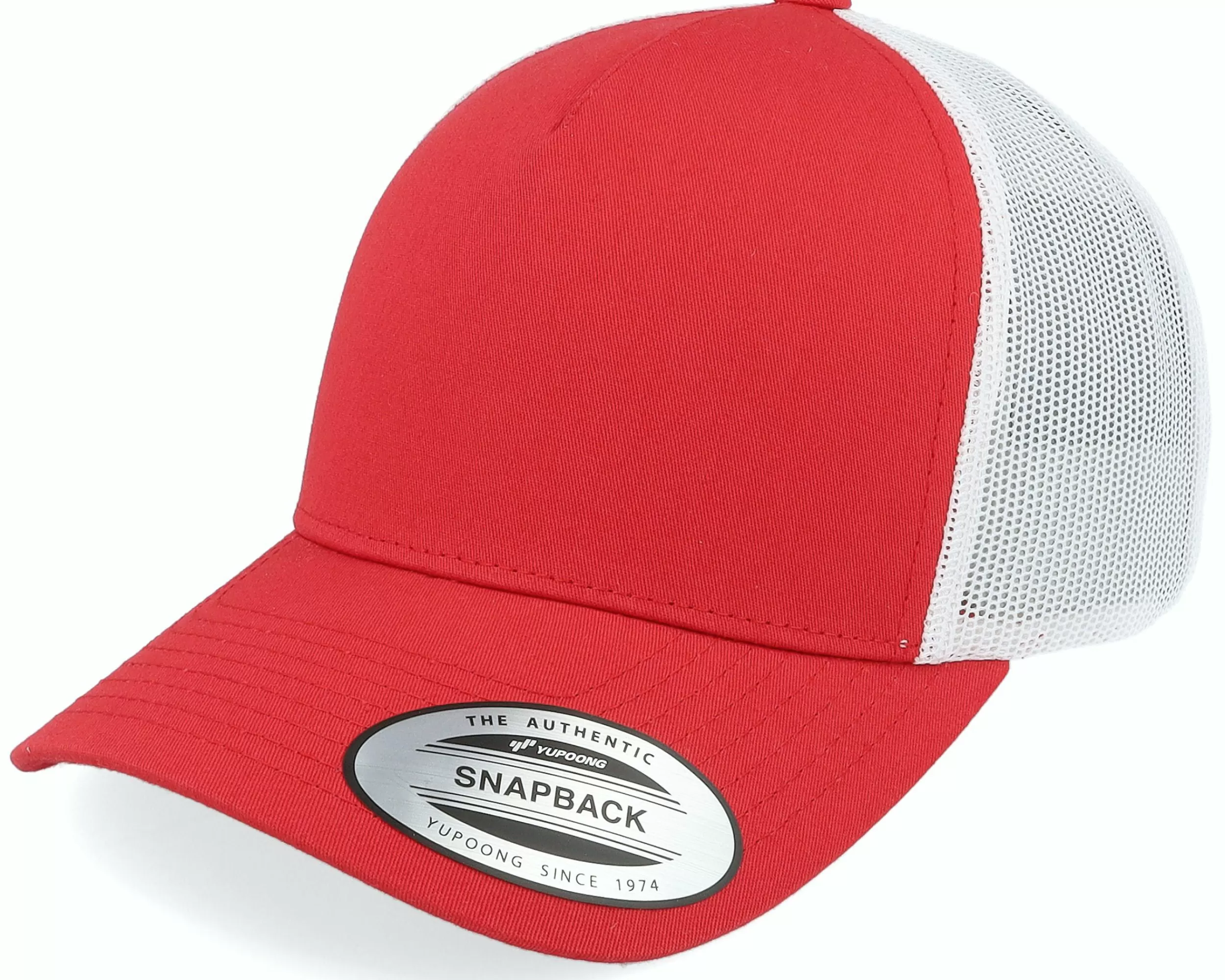 Yupoong Retro Red/White A-Frame Trucker - -Unisex Trucker