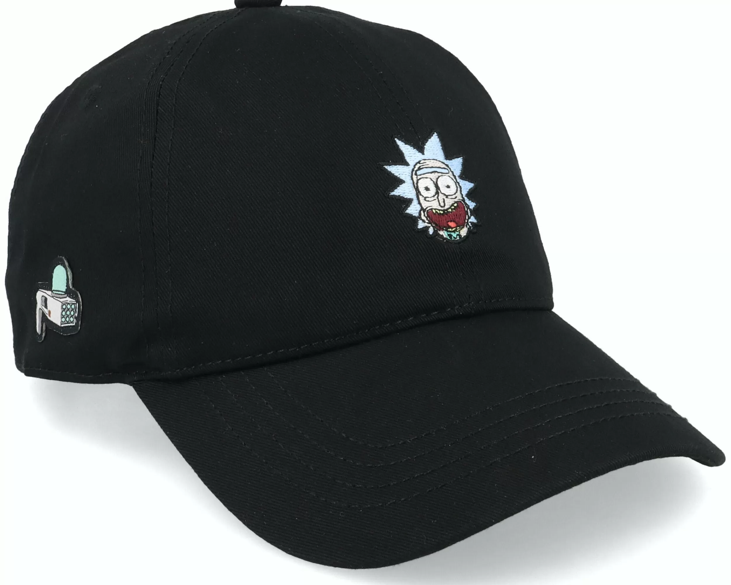 Capslab Rick & Morty Rick Black Dad Cap - -Unisex Dad Cap