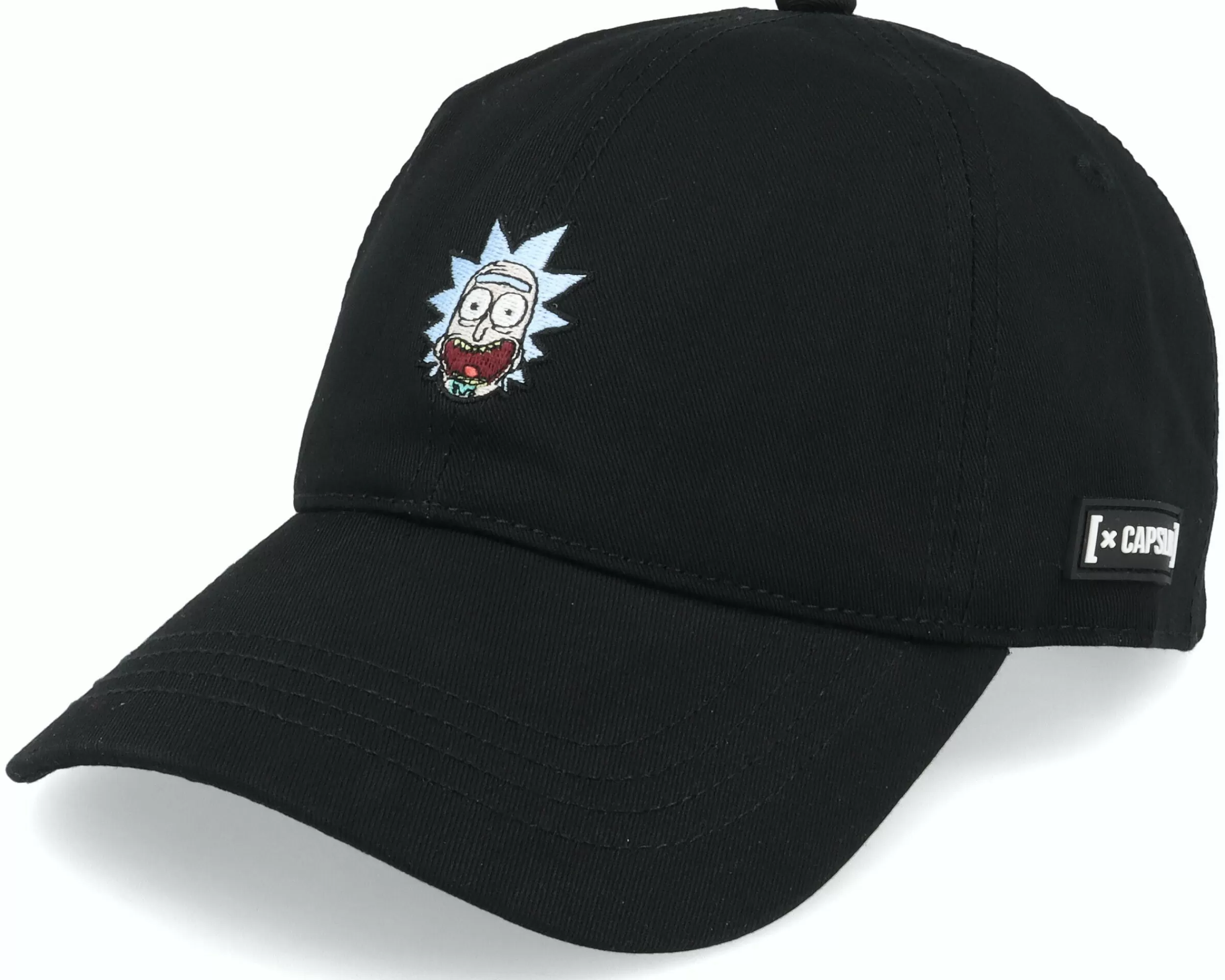 Capslab Rick & Morty Rick Black Dad Cap - -Unisex Dad Cap