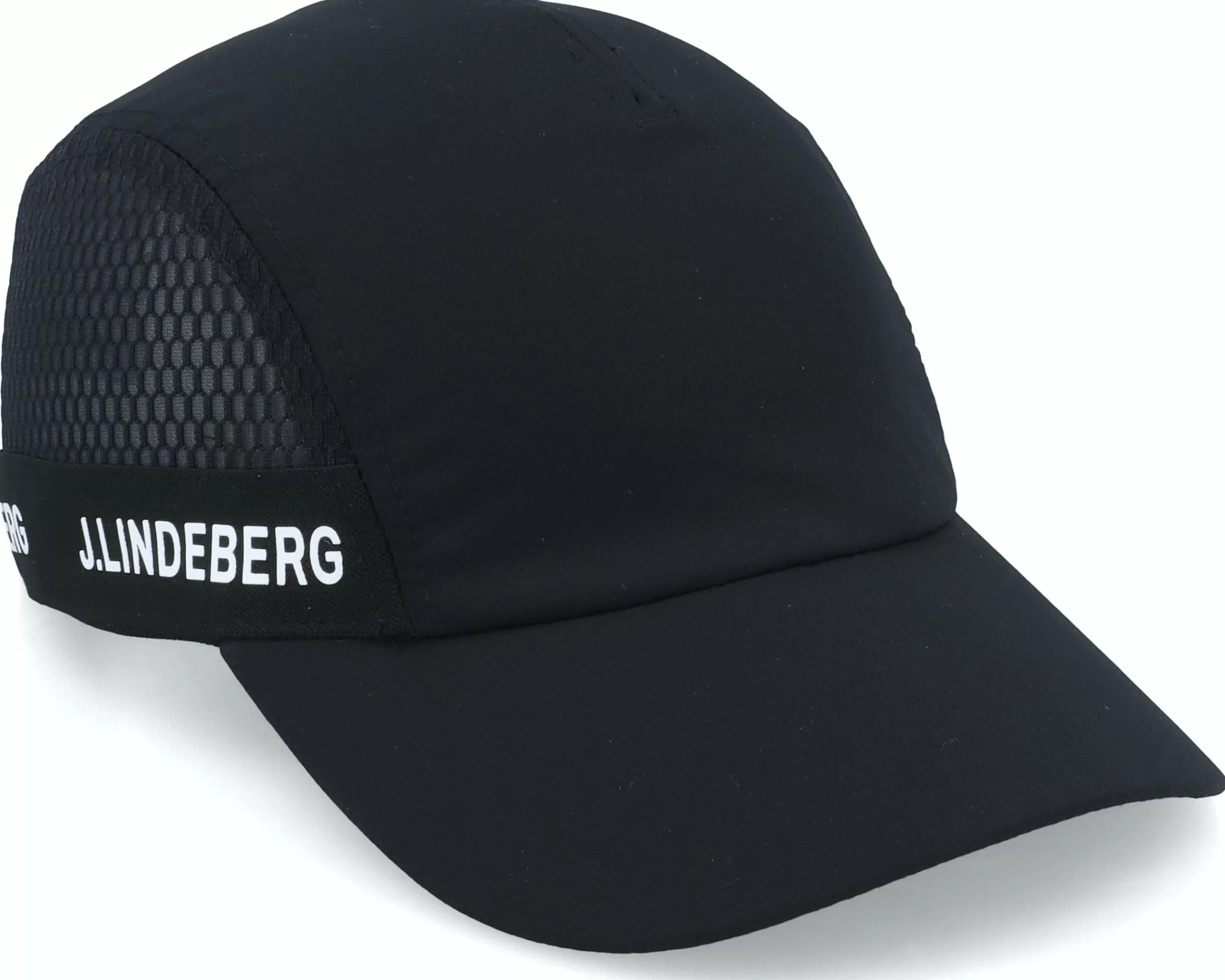 J.Lindeberg Rock Cap Black 5-Panel - -Unisex 5-Panel