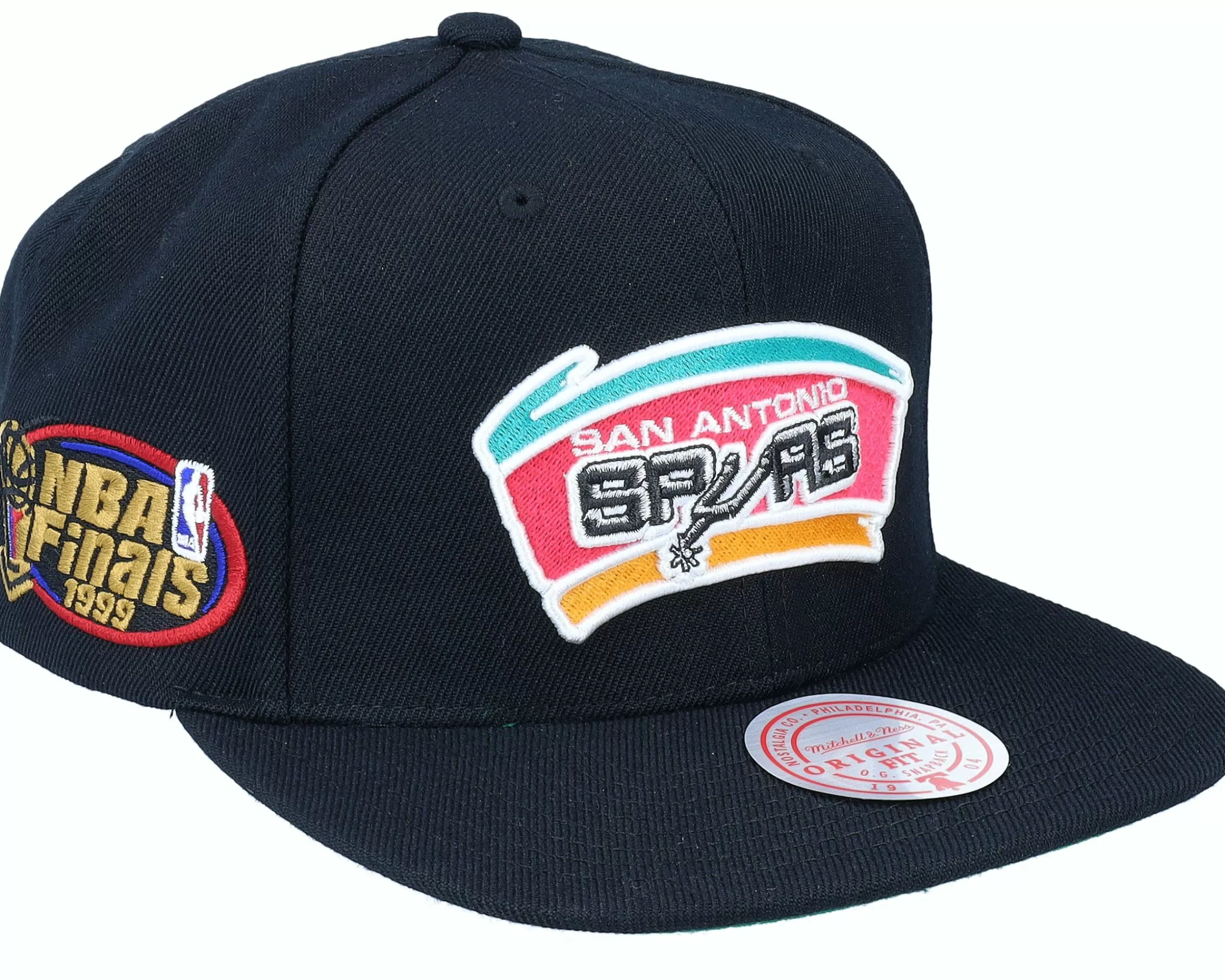 Mitchell & Ness San Antonio Spurs Top Spot Black Snapback - -Unisex Snapback