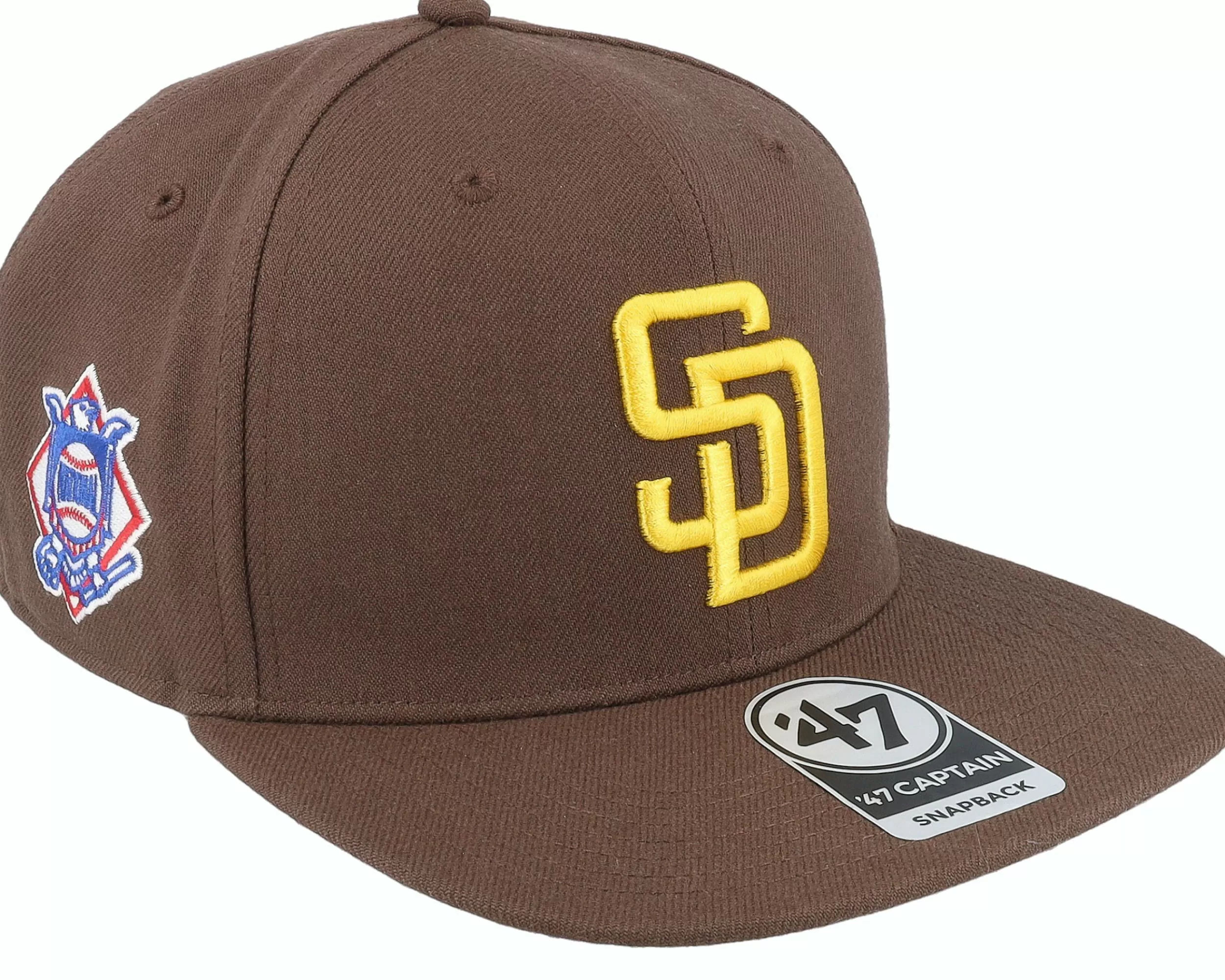 47 Brand San Diego Padres Mlb Sure Shot Captain Brown Snapback - -Unisex Snapback