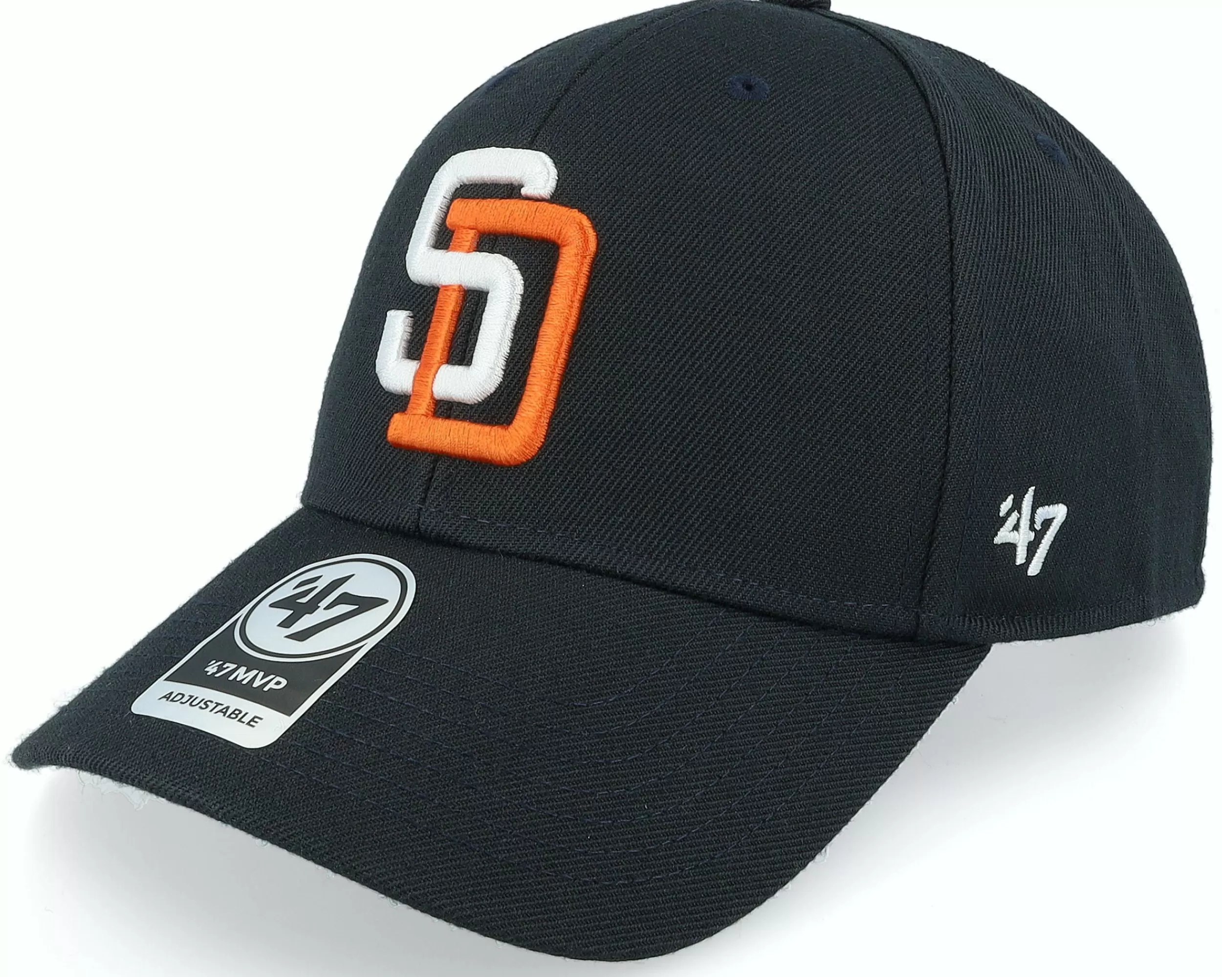 47 Brand San Diego Padres World Series Sure Shot Mvp Navy Adjustable - -Unisex Adjustable