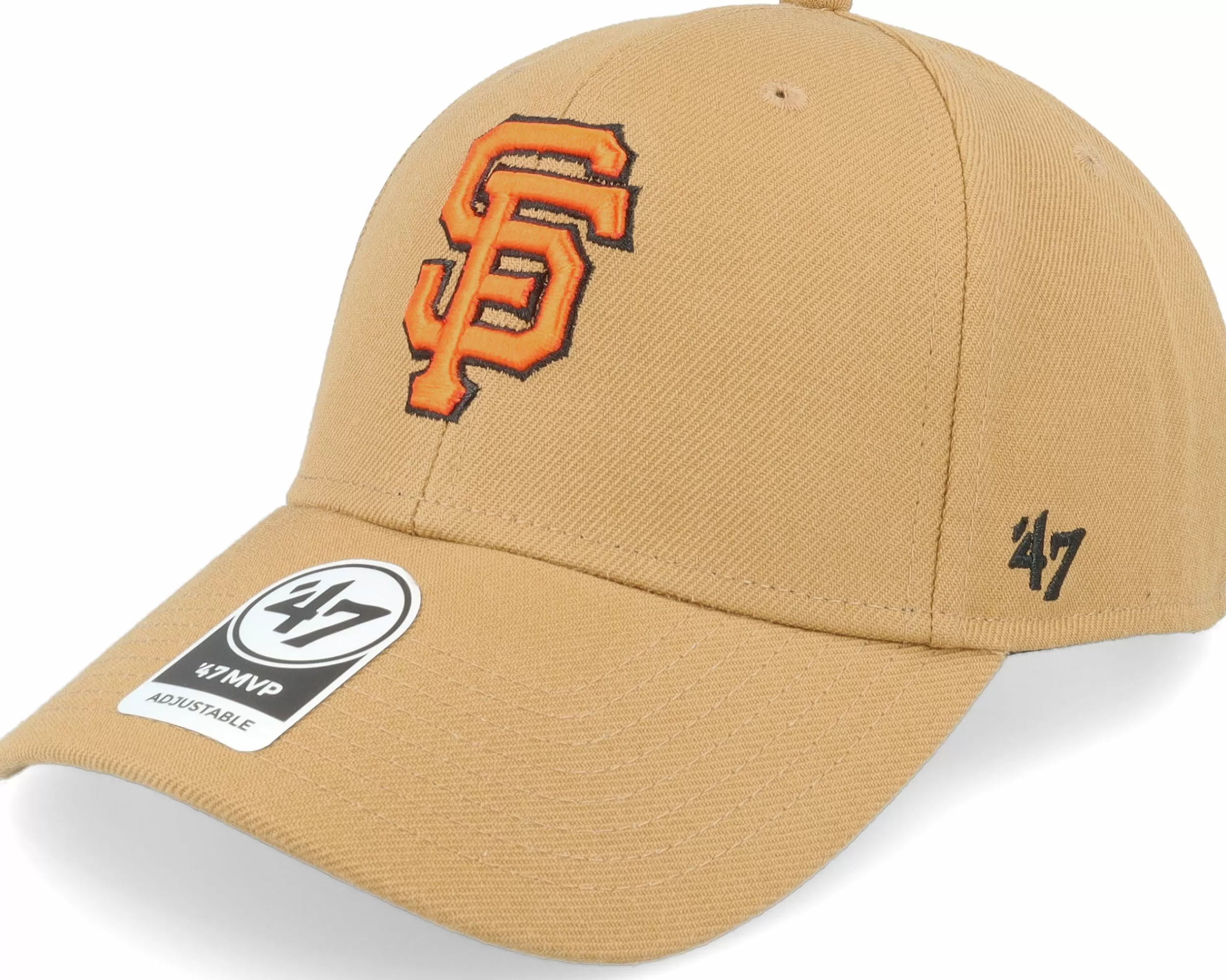 47 Brand San Francisco Giants Mvp Camel Adjustable - -Unisex Adjustable
