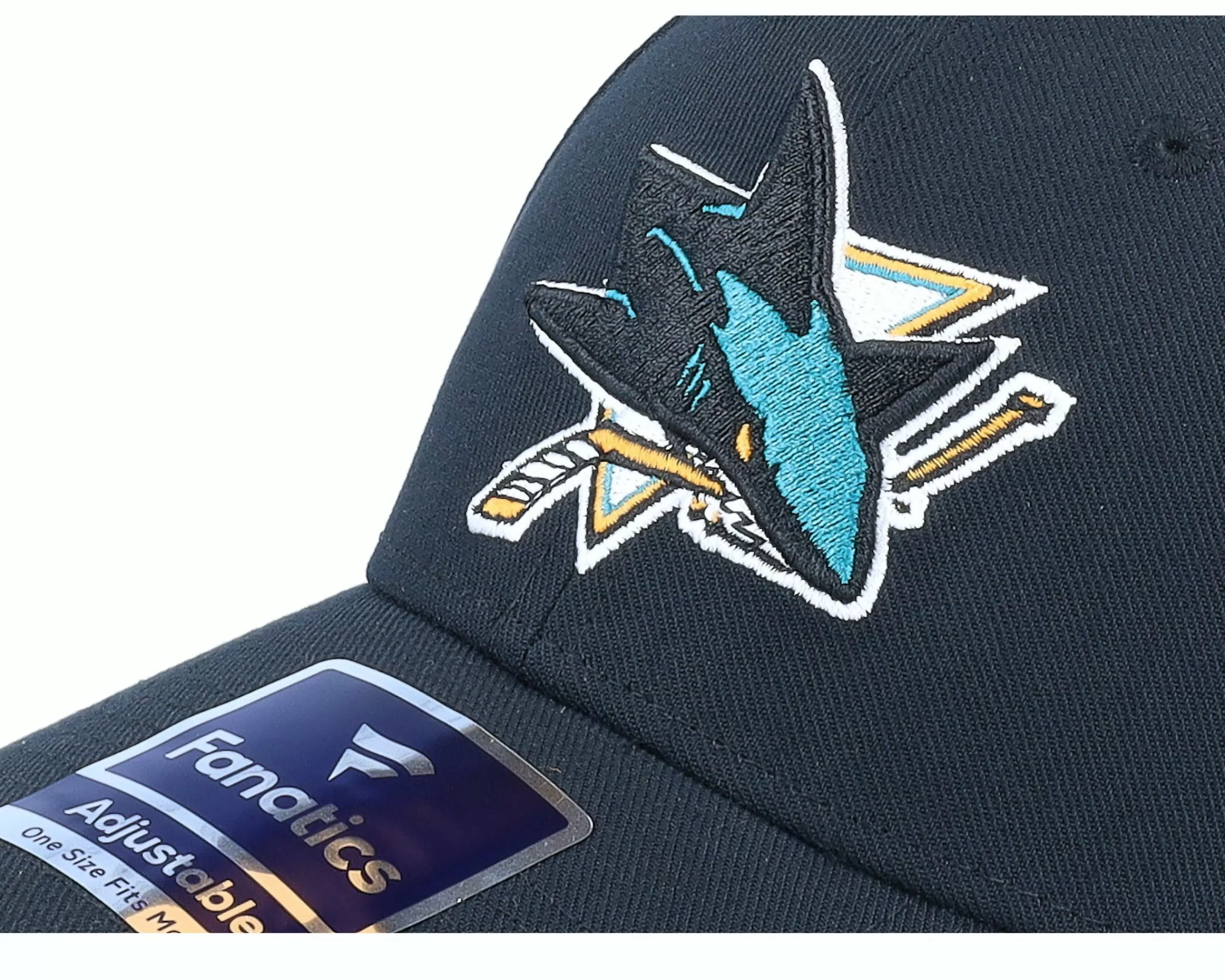 Fanatics San Jose Sharks Core Black Adjustable - -Unisex Adjustable