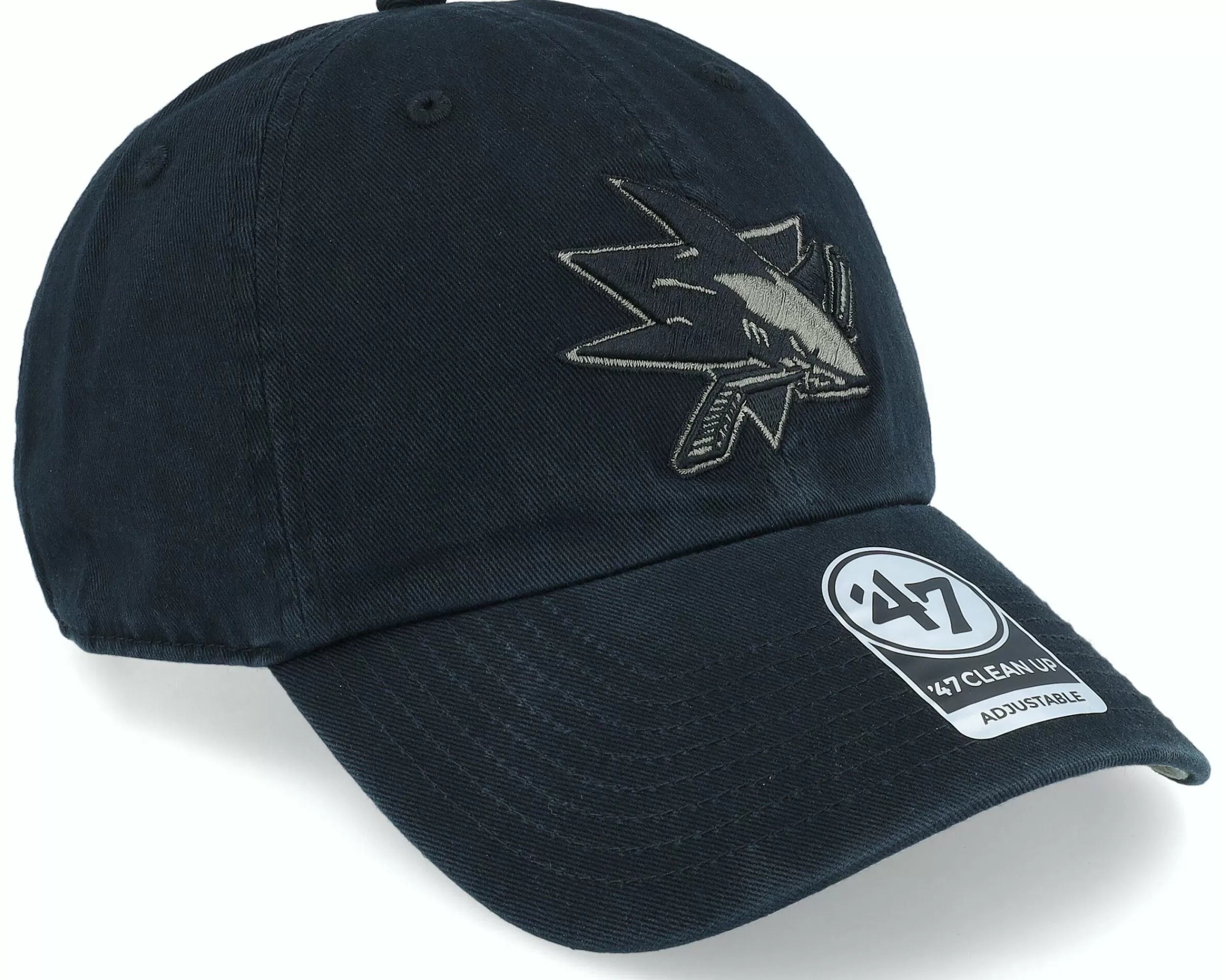 47 Brand San Jose Sharks Nhl Camo '47 Clean Up Black Dad Cap - -Unisex Dad Cap