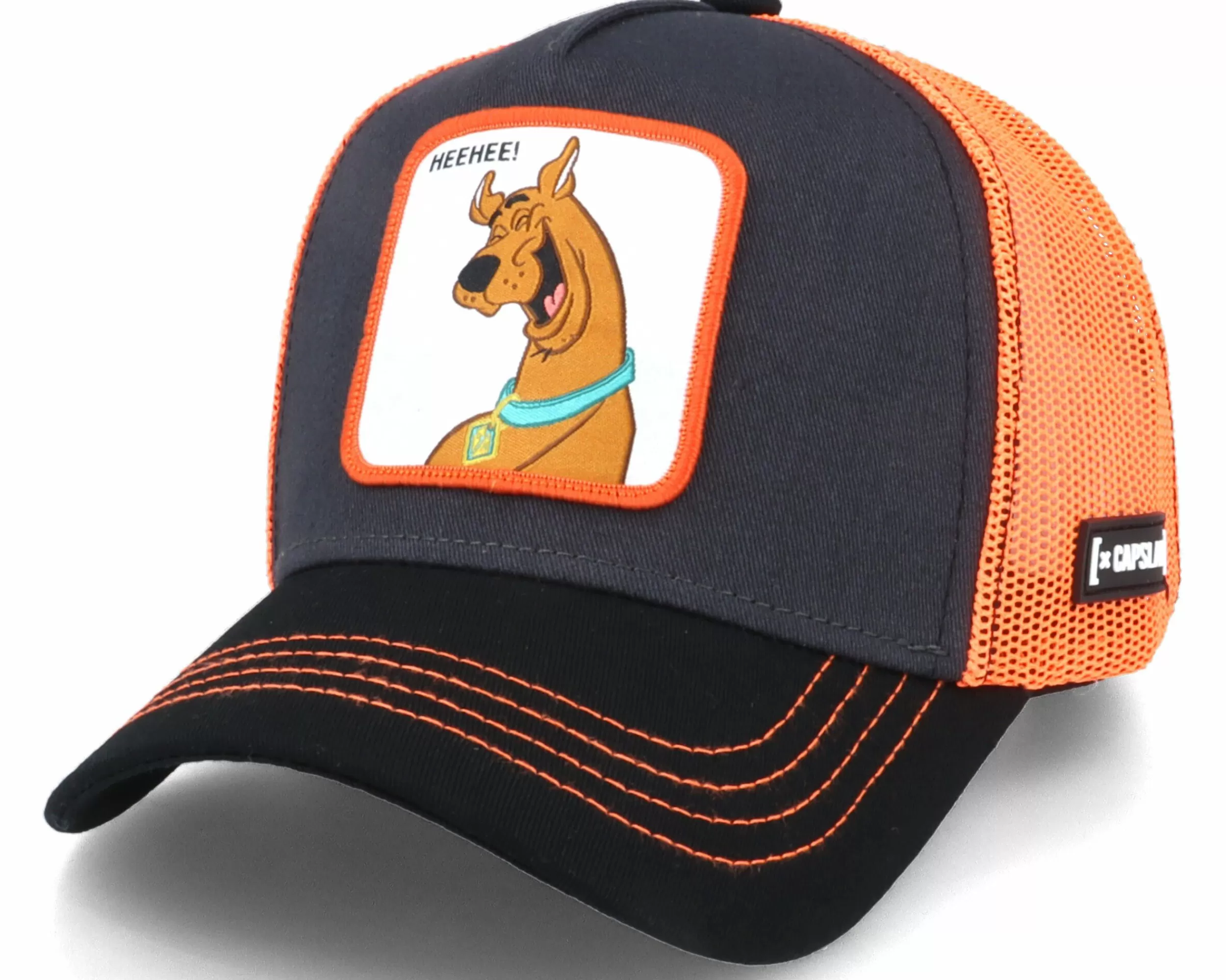 Capslab Scooby Doo Hee Black/Orange Trucker - -Unisex Trucker