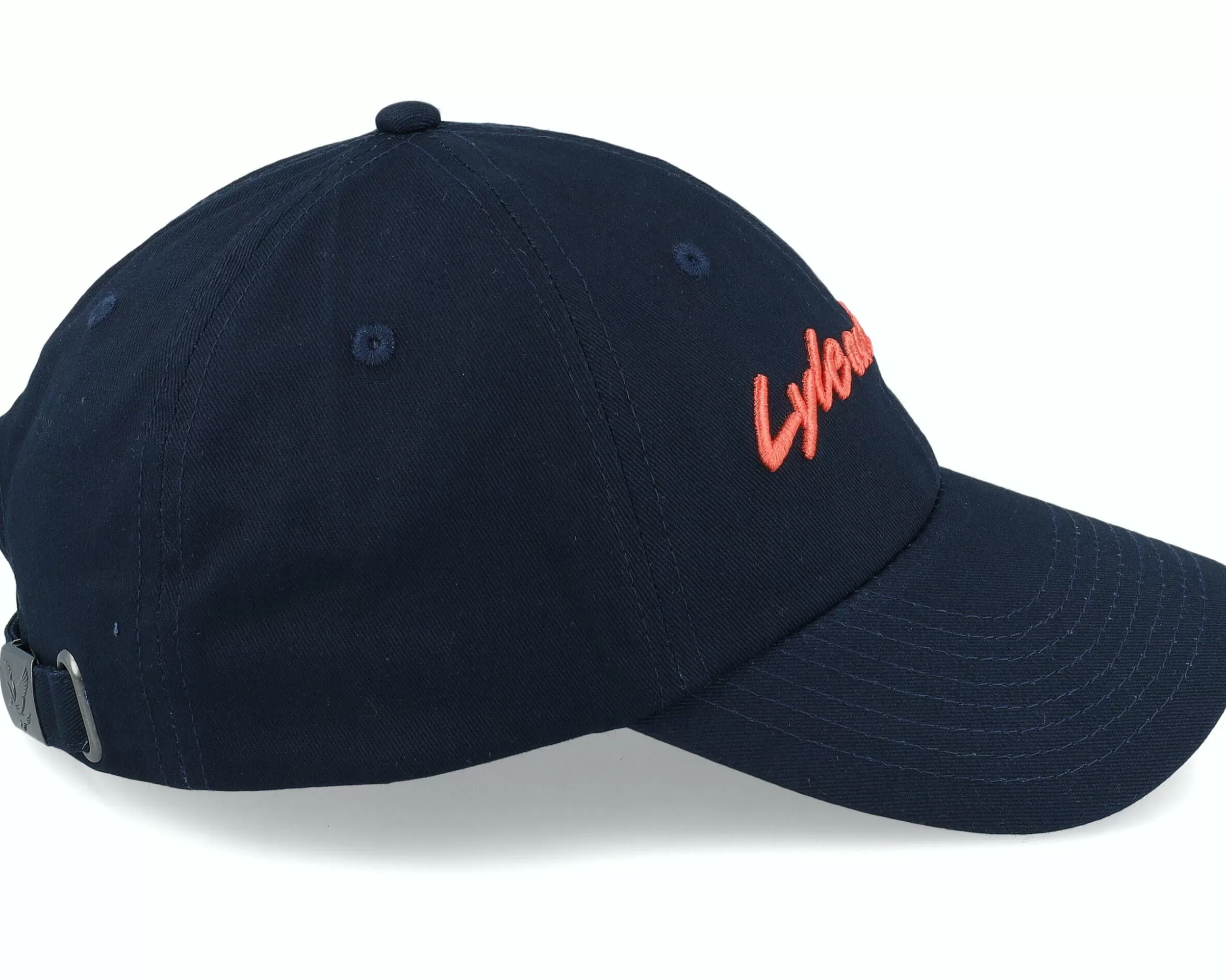 Lyle & Scott Script Embroidery Baseball Cap Dark Navy Dad Cap - -Unisex Dad Cap