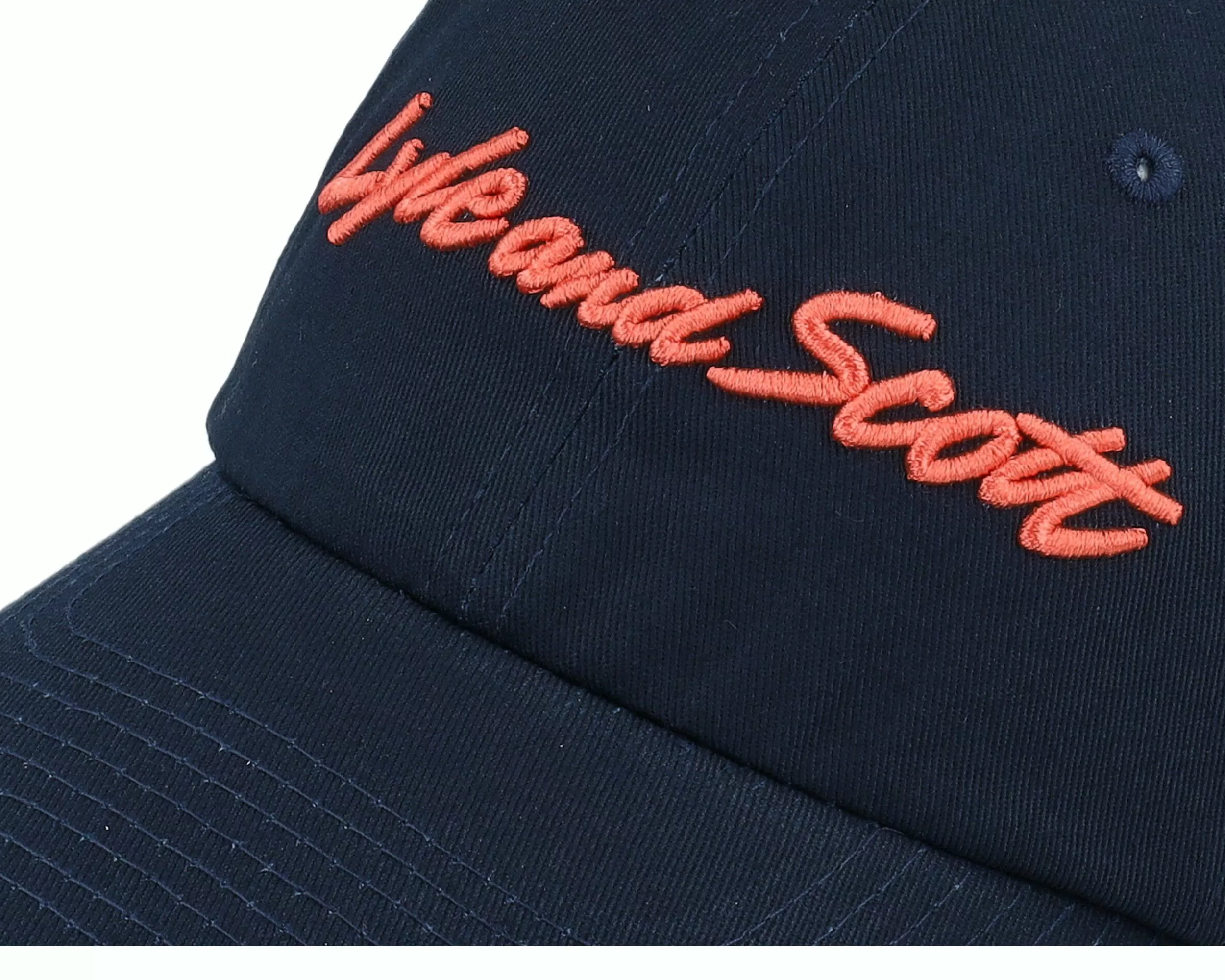 Lyle & Scott Script Embroidery Baseball Cap Dark Navy Dad Cap - -Unisex Dad Cap