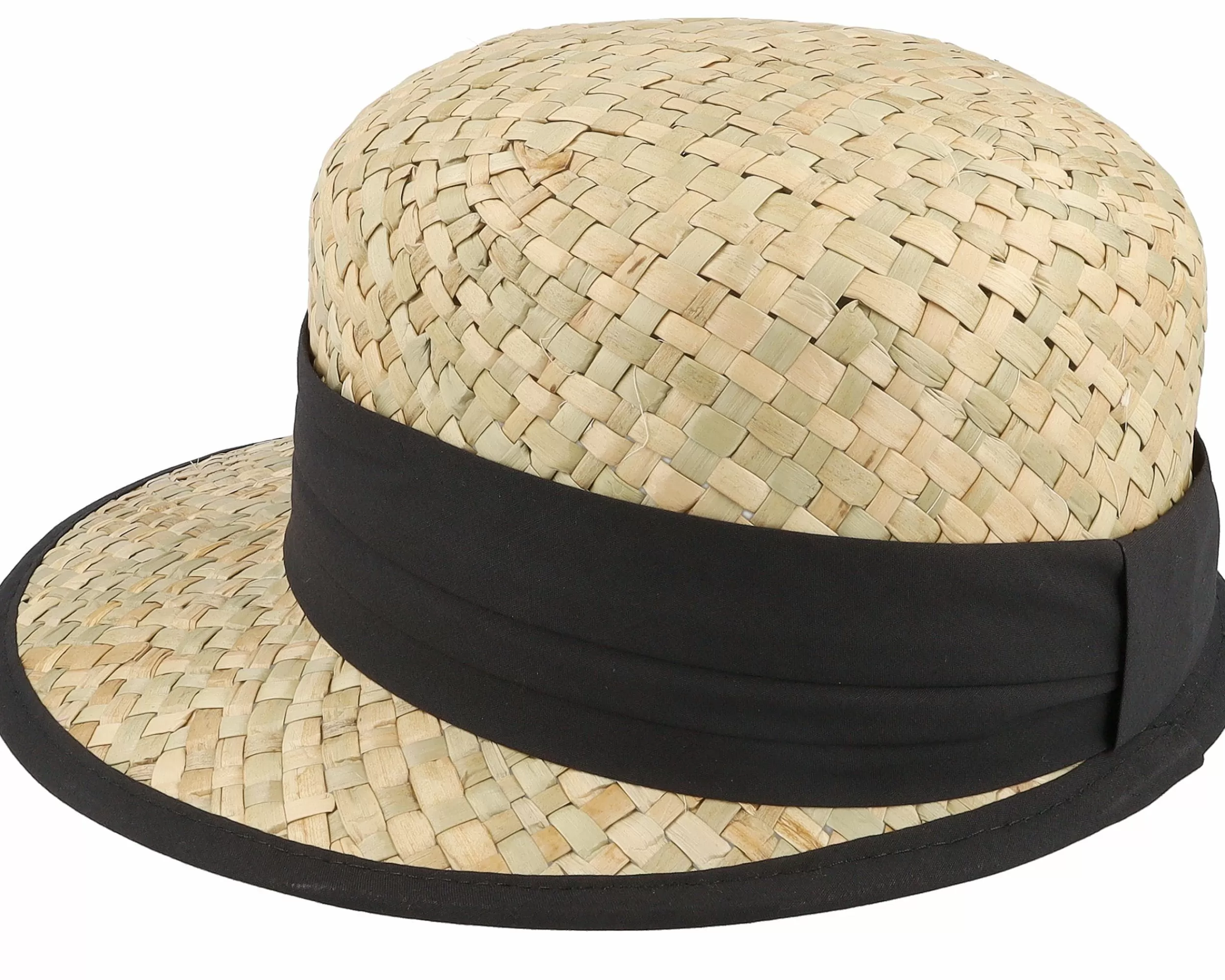 Seeberger Seagras Cap Natural/Black Fitted - -Unisex Fitted