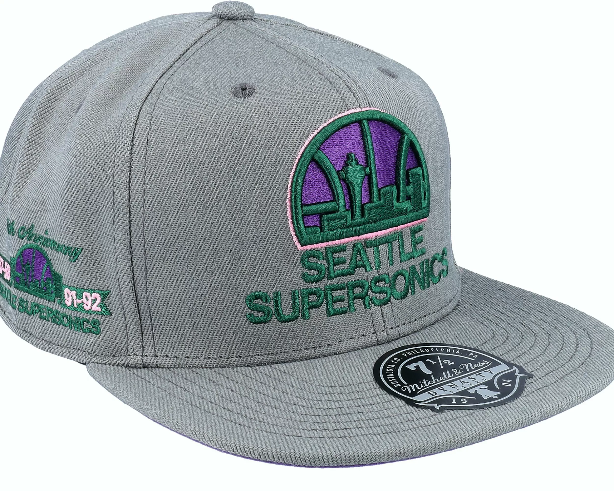 Mitchell & Ness Seattle Supersonics From Dusk Dark Grey Fitted - -Unisex Fitted