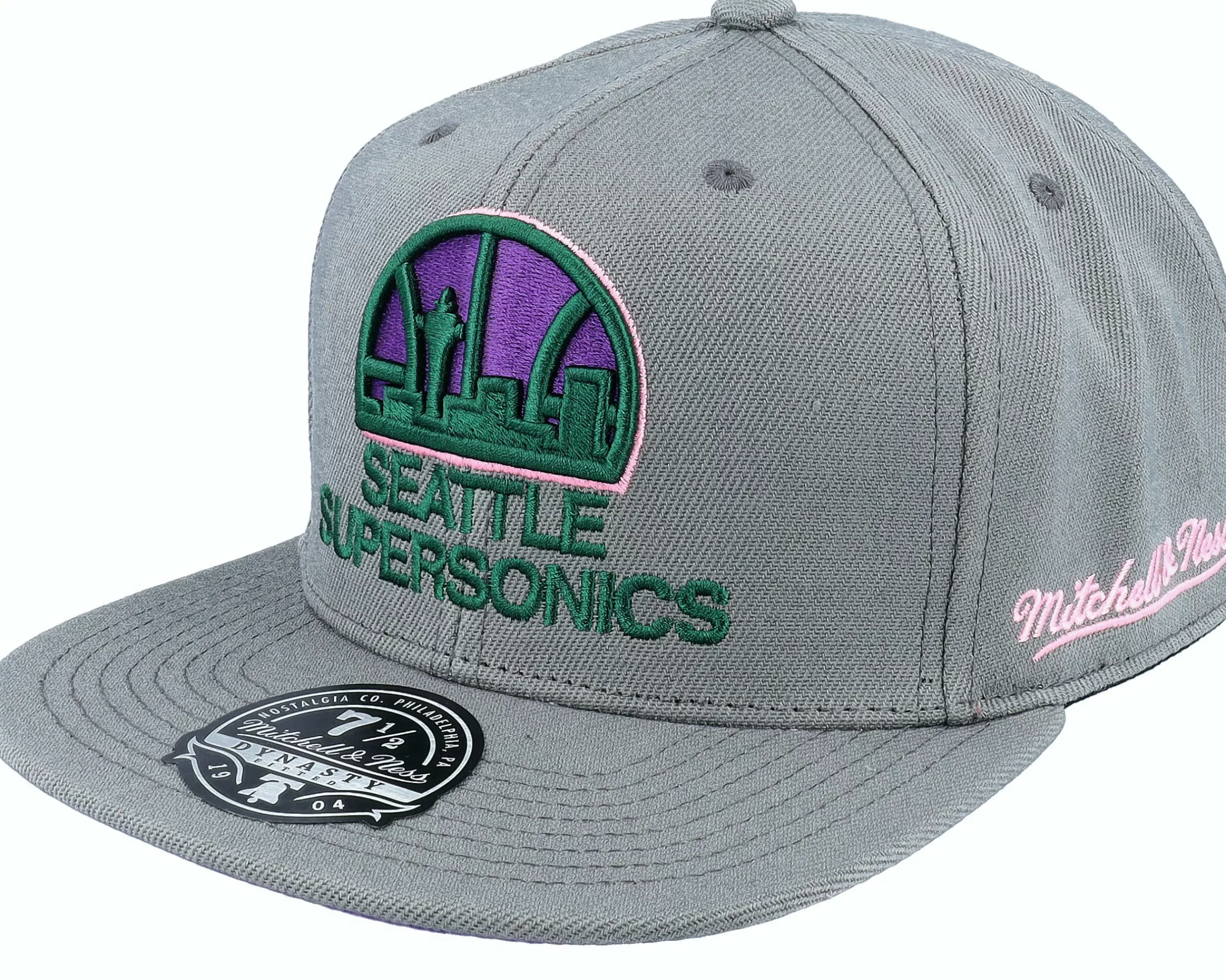 Mitchell & Ness Seattle Supersonics From Dusk Dark Grey Fitted - -Unisex Fitted