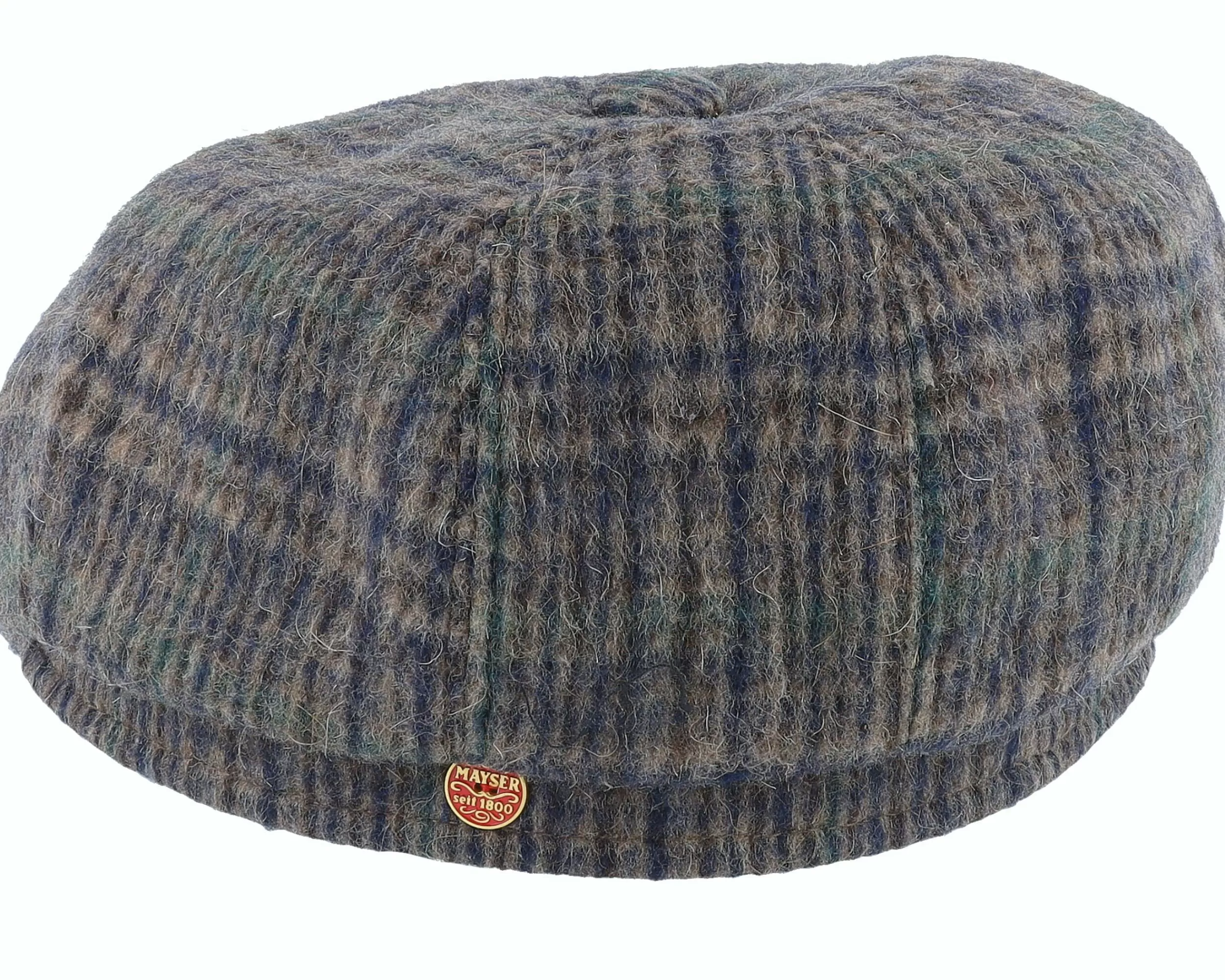 Mayser Seven Amaro Brown-Pat. Flat Cap - -Unisex Flat Caps