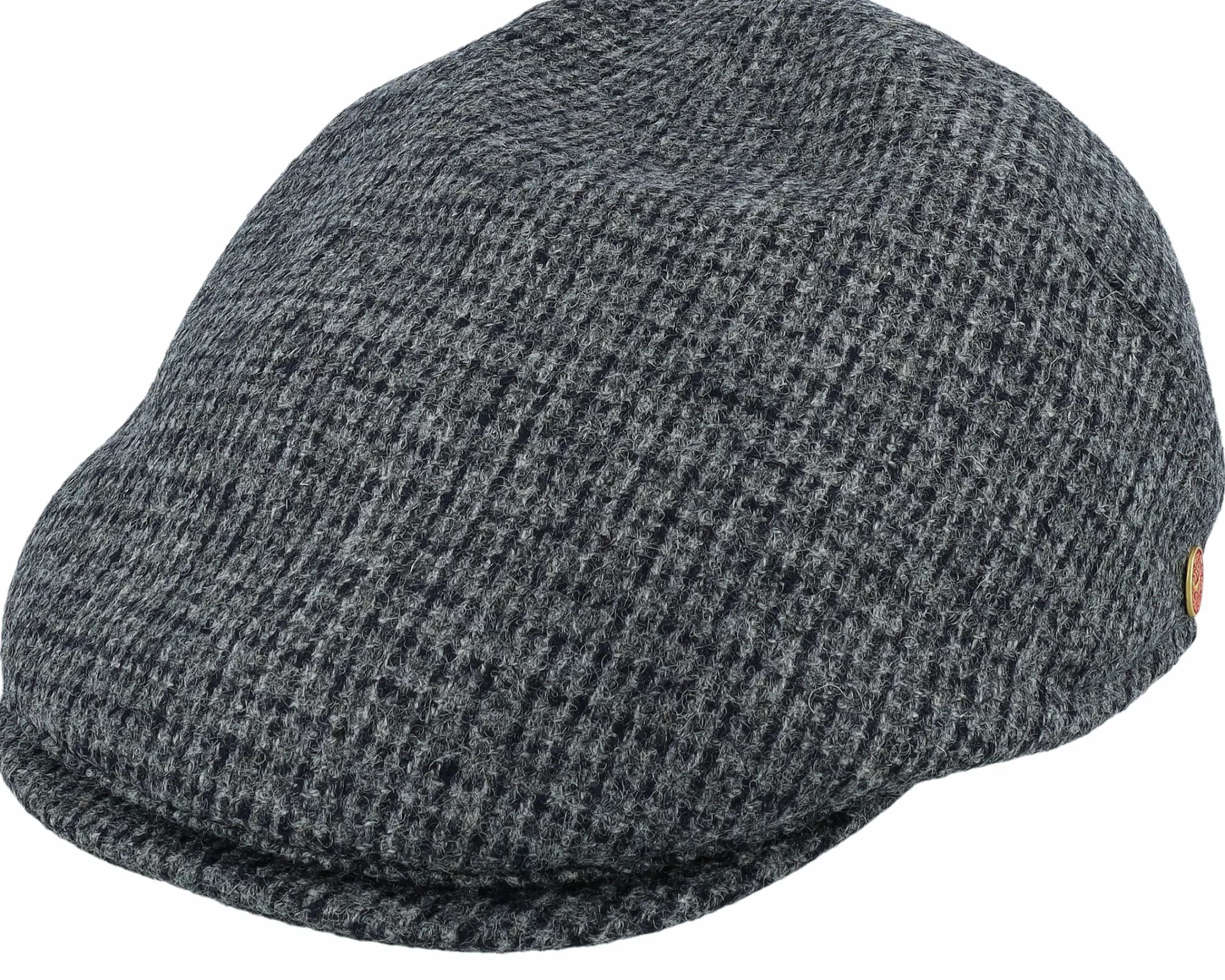 Mayser Sidney Plus Amaro Grey Flat Cap - -Unisex Flat Caps