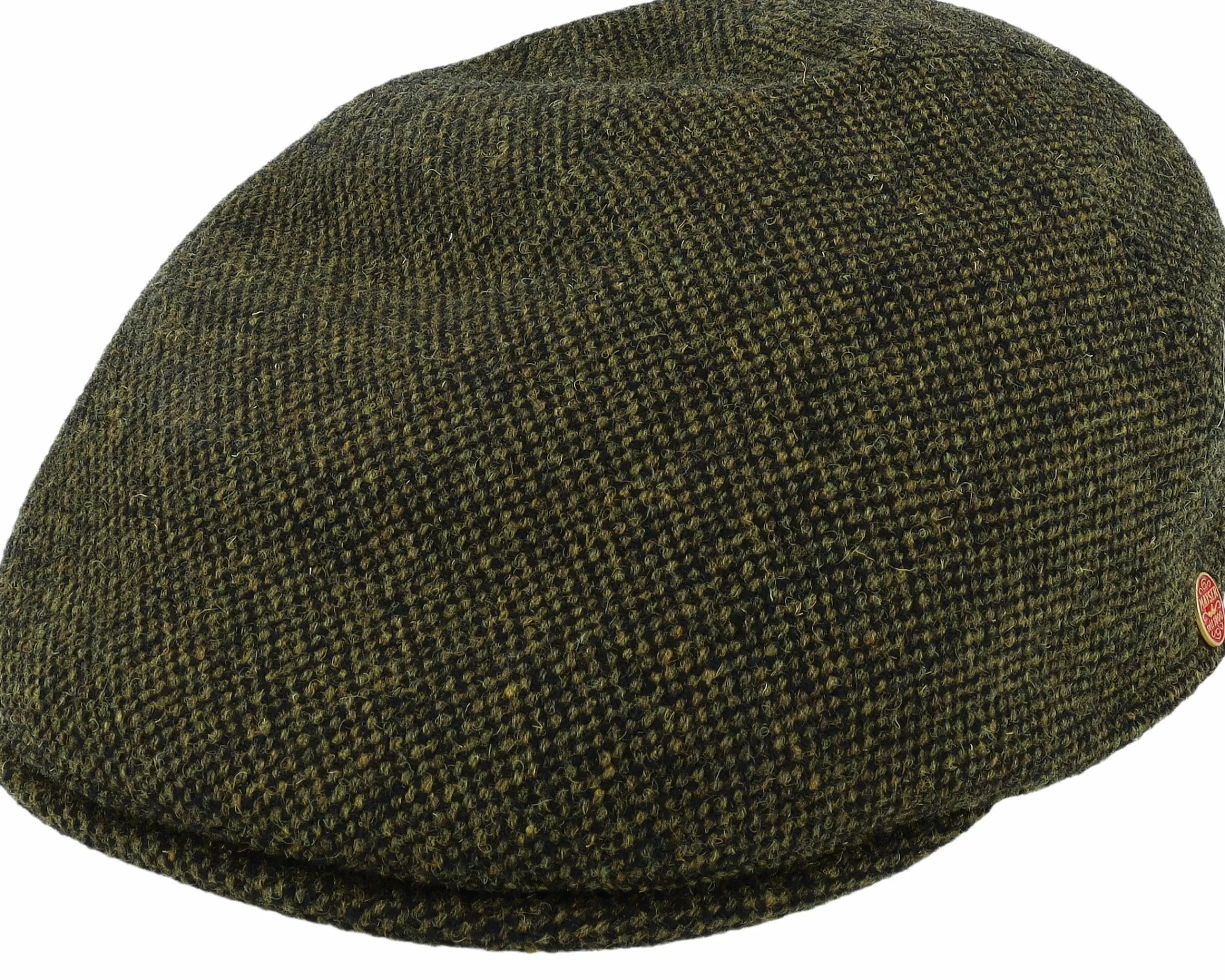 Mayser Sidney Tweed Green Flat Cap - -Unisex Flat Caps