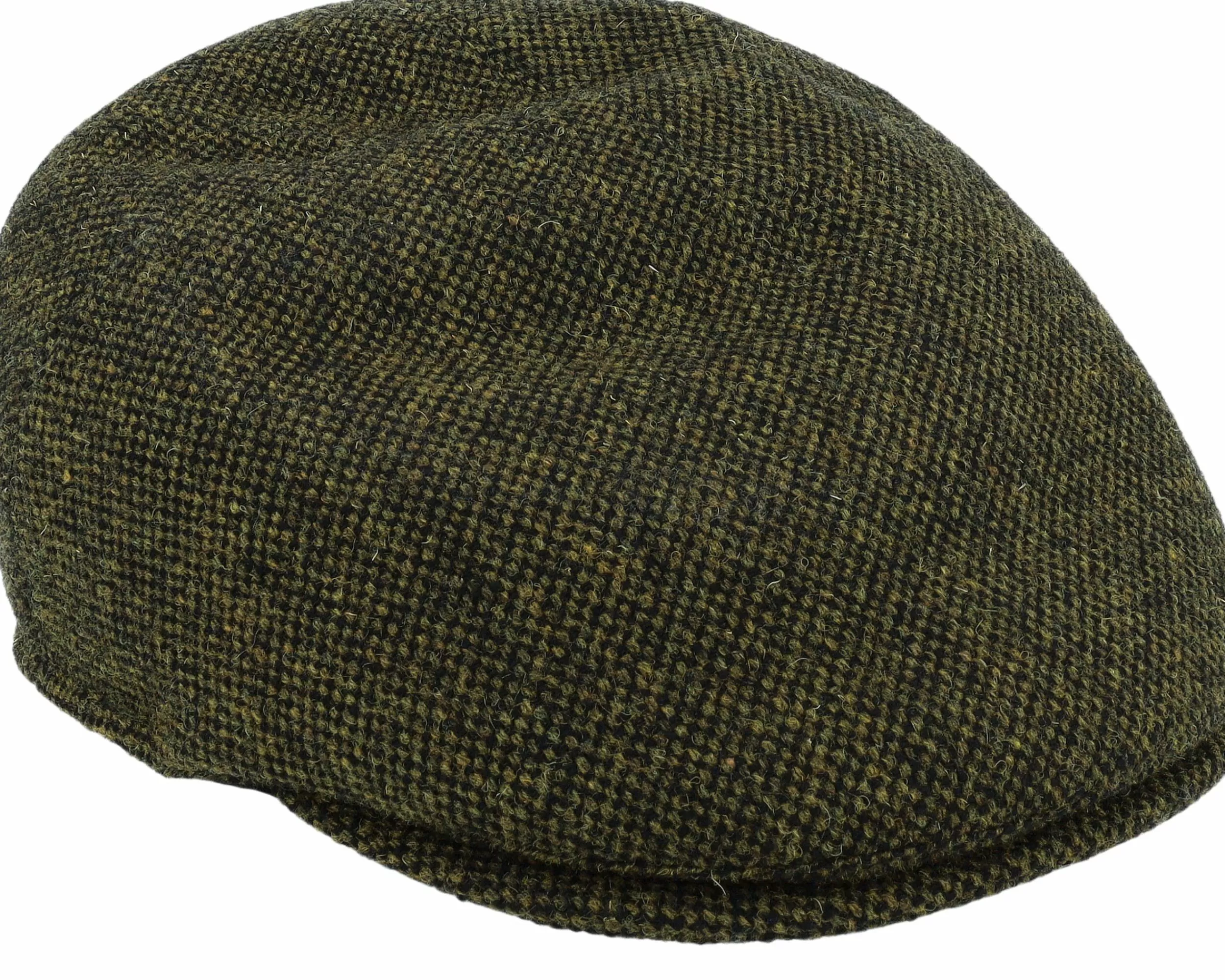 Mayser Sidney Tweed Green Flat Cap - -Unisex Flat Caps