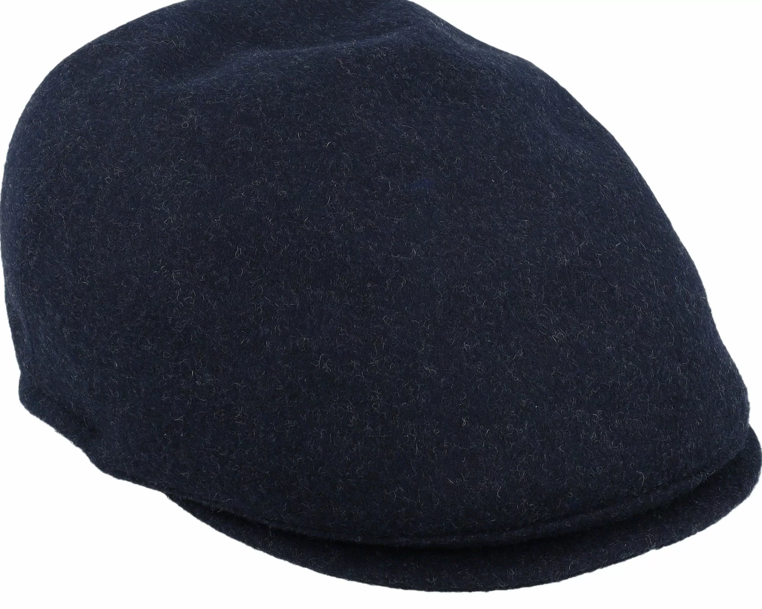 Mayser Sidney Wool Blend Blue Flat Cap - -Unisex Flat Caps