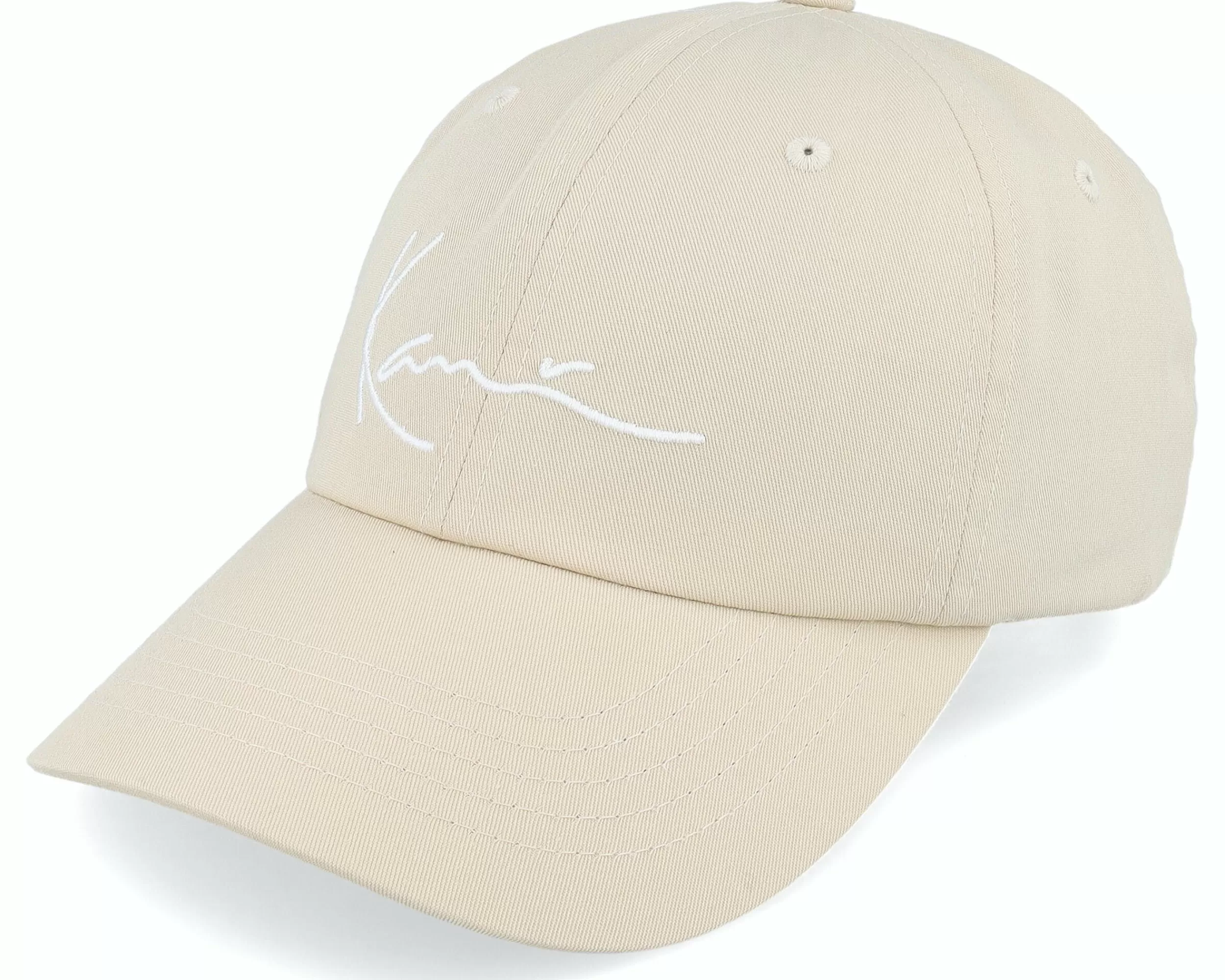 Karl Kani Signature Cap Beige Dad Cap - -Unisex Dad Cap