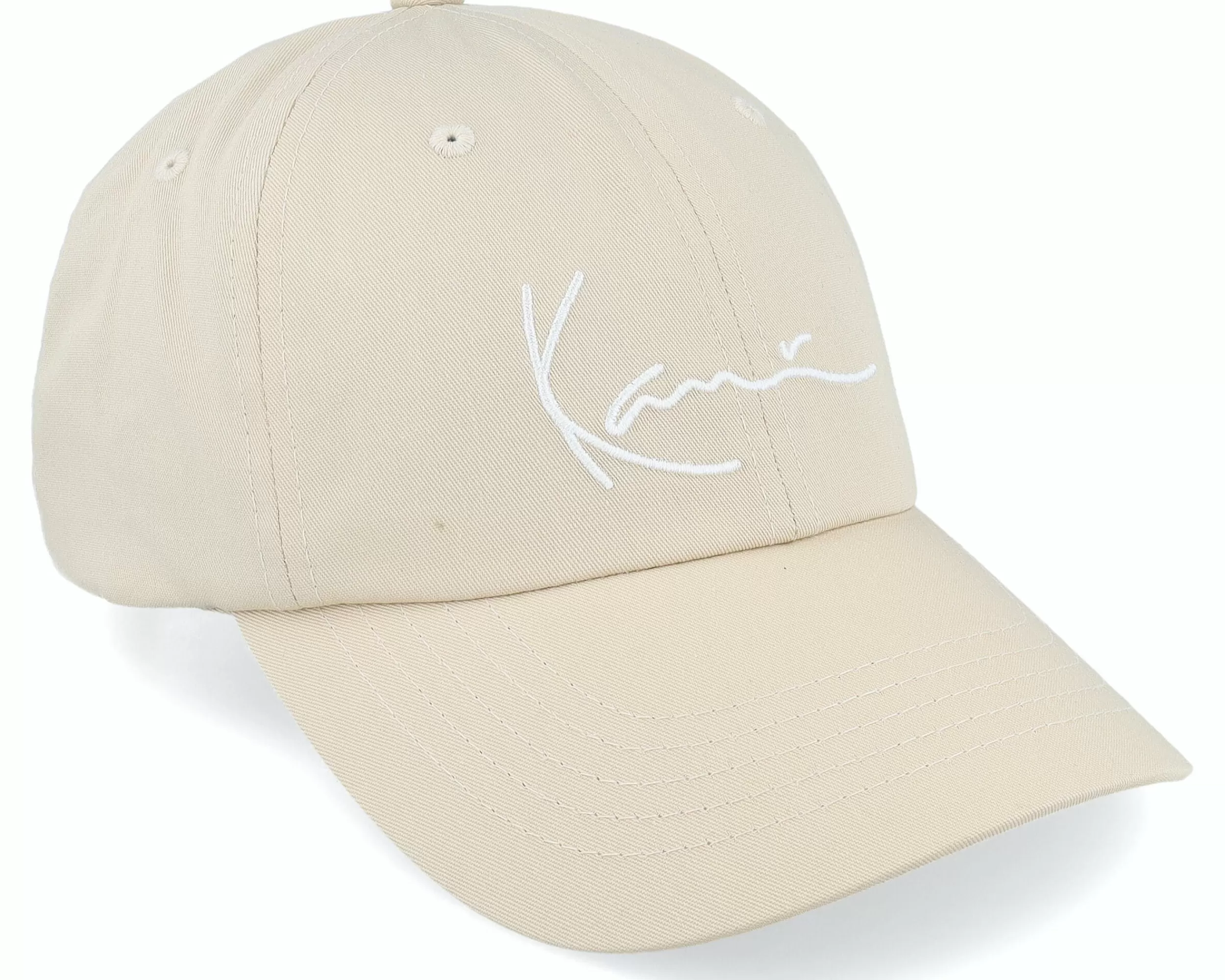 Karl Kani Signature Cap Beige Dad Cap - -Unisex Dad Cap