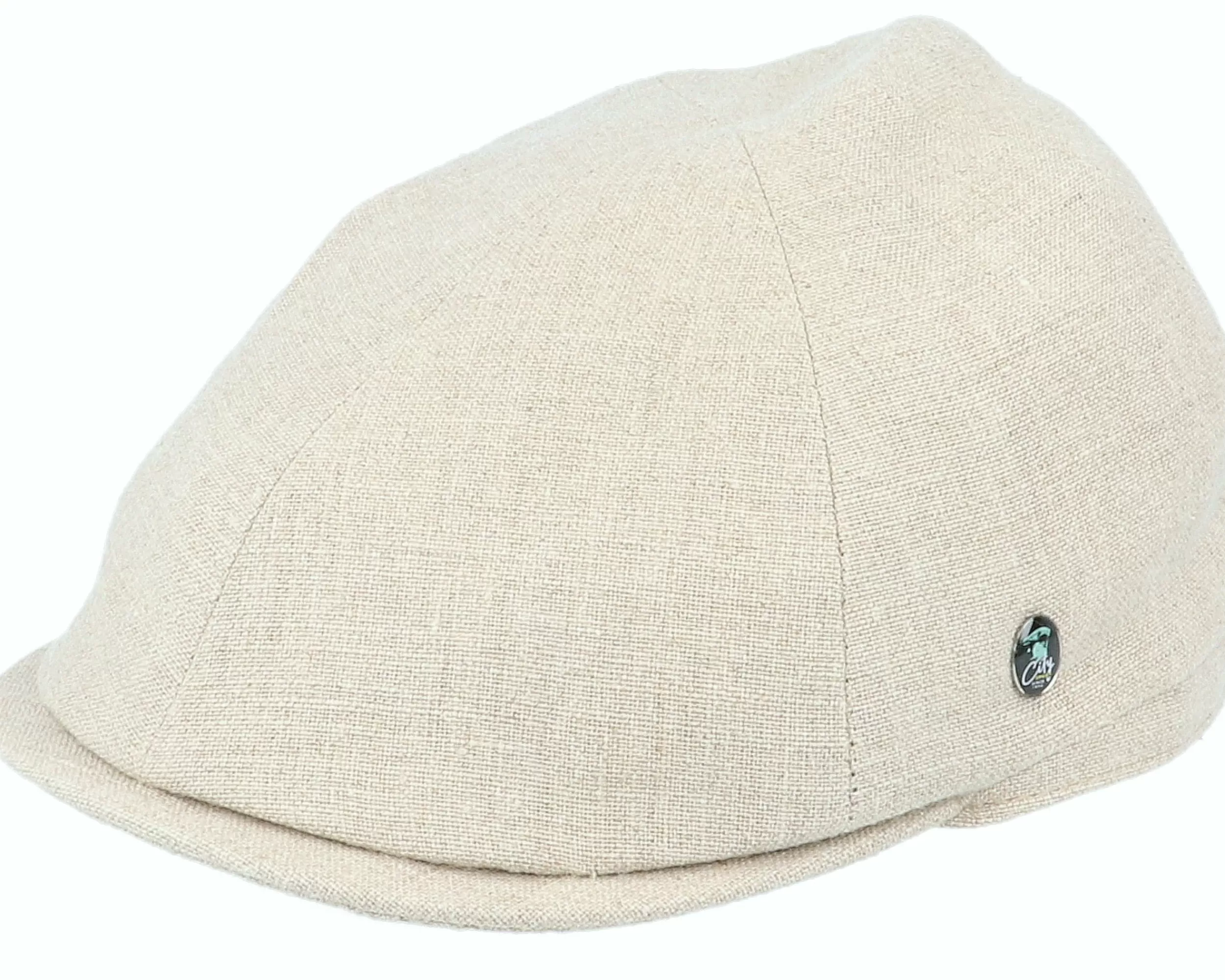 City Sport Sixpence S21 Stripe Khaki Flat Cap - -Unisex Flat Caps