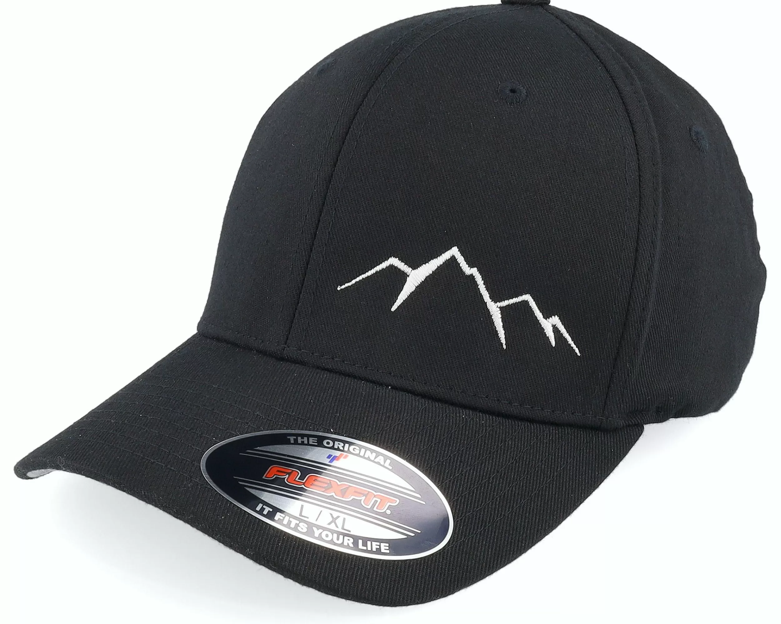 Wild Spirit Small Mountain Black Flexfit - -Unisex Flexfit