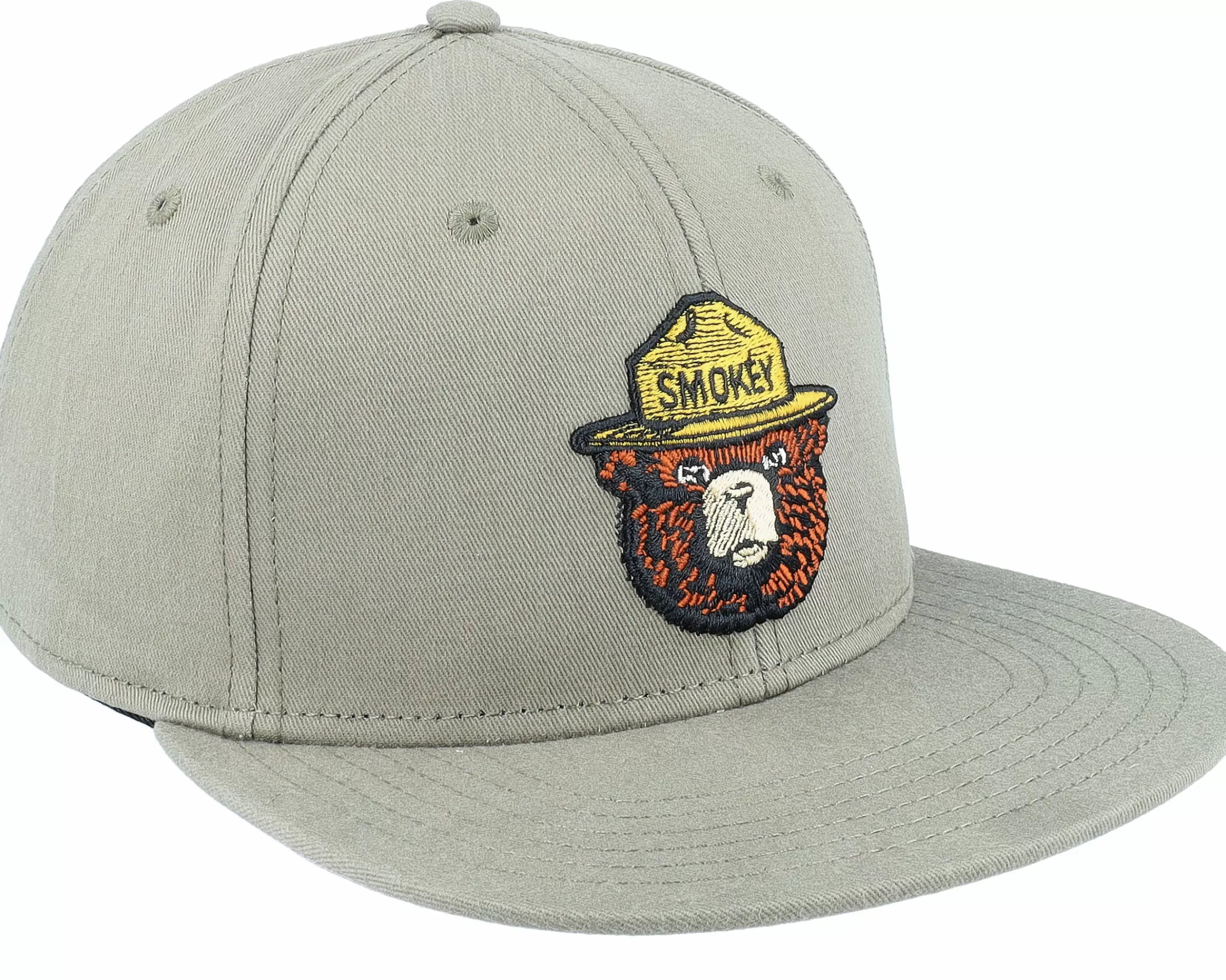 American Needle Smokey Bear Blockhead 2.0 Moss Snapback - -Unisex Snapback