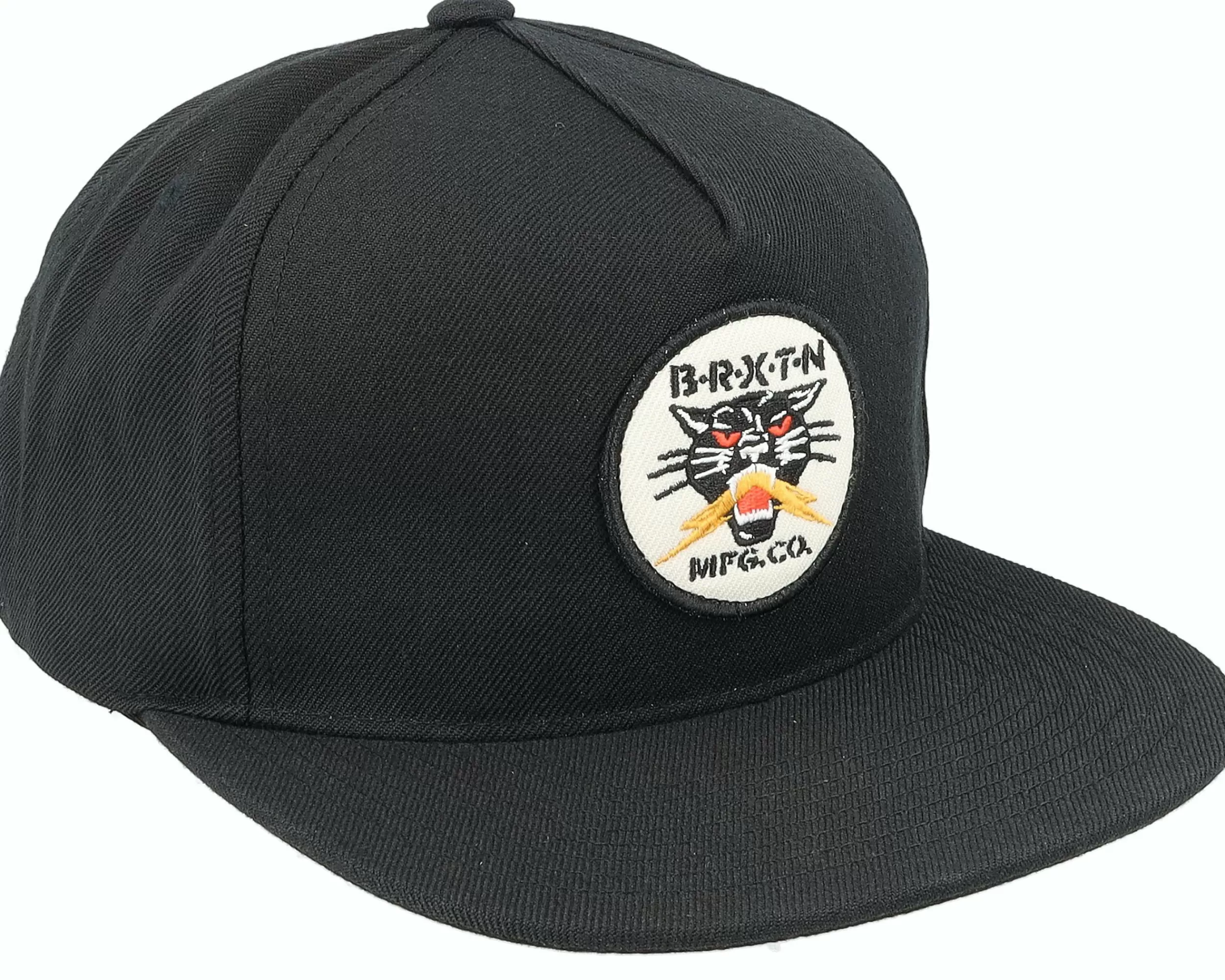 Brixton Sparks Medium Profile Black Snapback - -Unisex Snapback